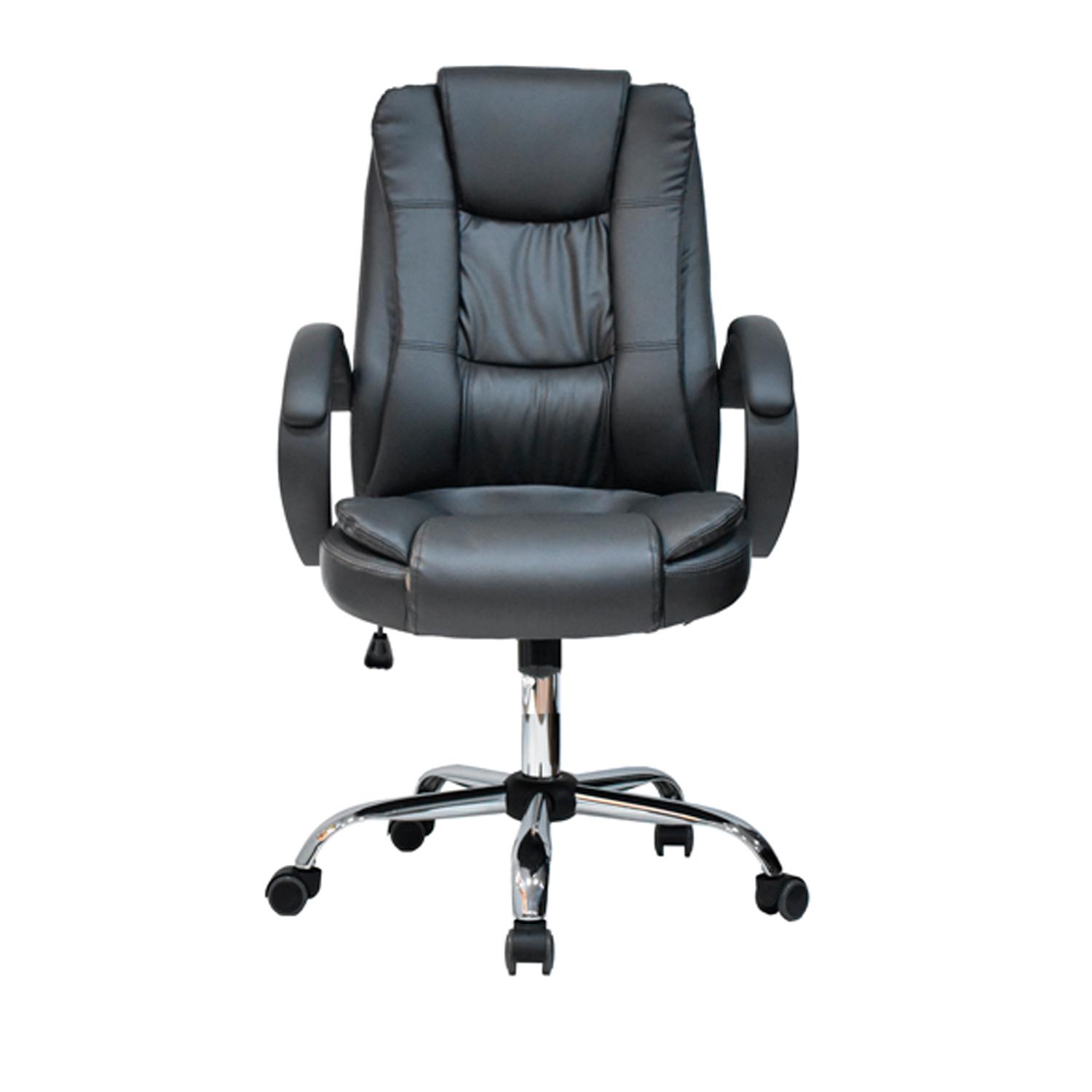SILLA ERGONÓMICA LEXUS SG PRESIDENTE CUERO NEGRO OFIDEAS - 2
