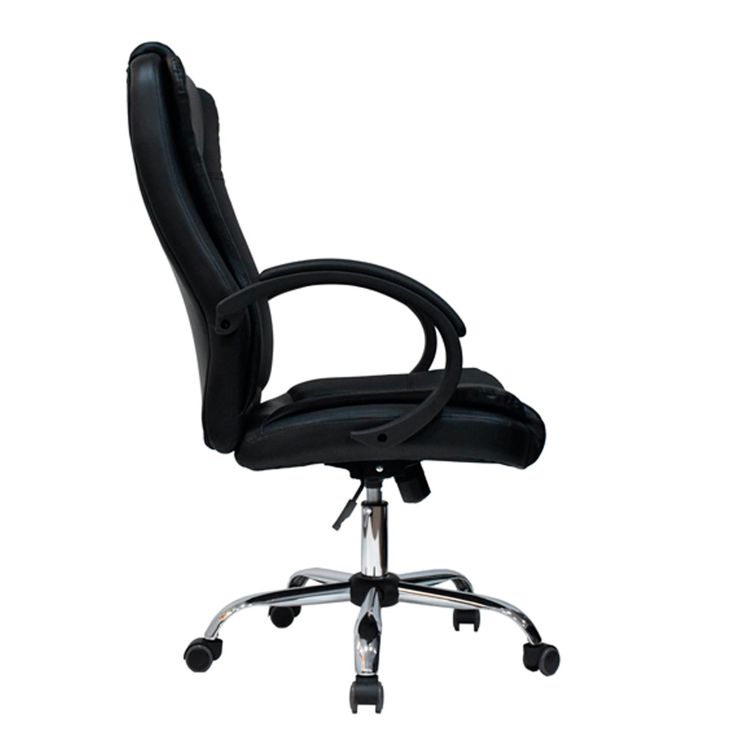 SILLA ERGONÓMICA LEXUS SG PRESIDENTE CUERO NEGRO OFIDEAS - 3