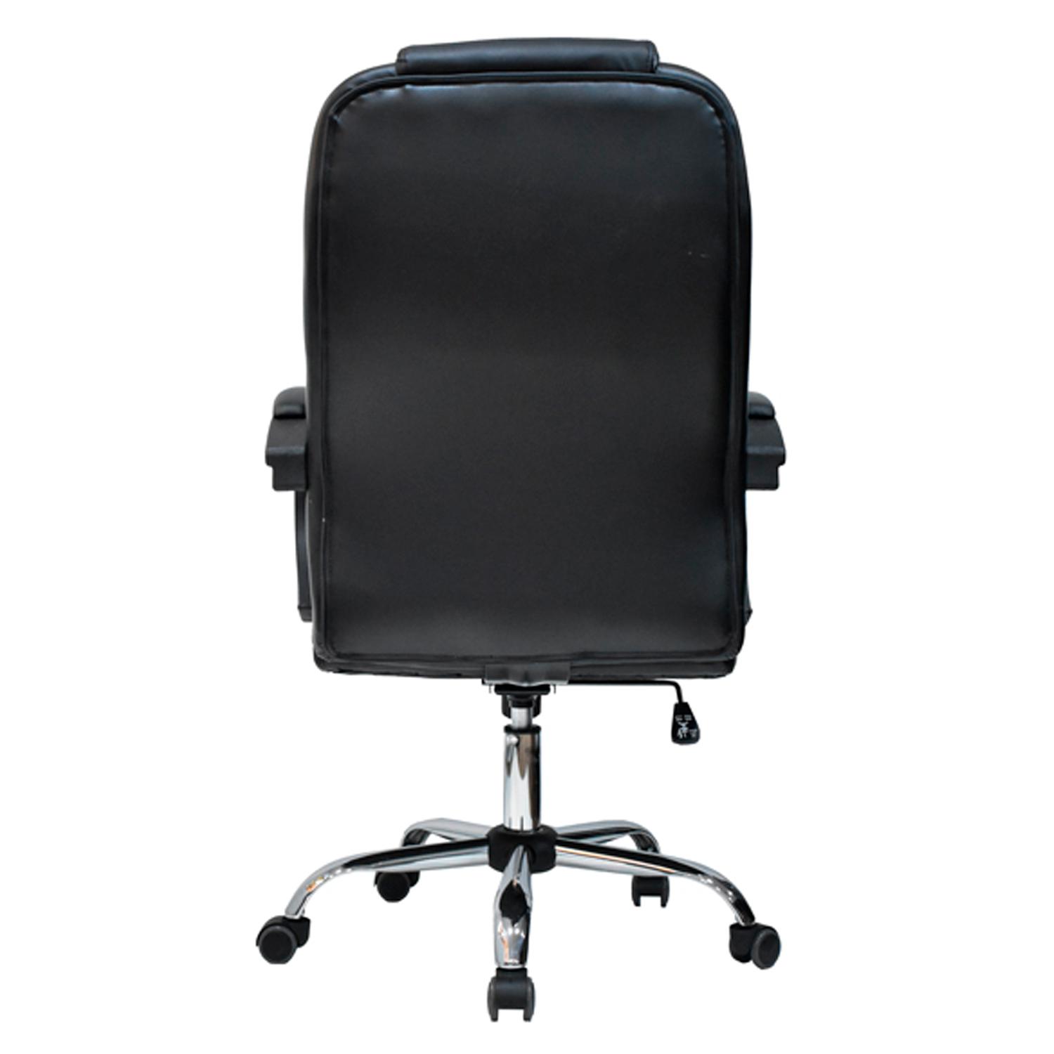 SILLA ERGONÓMICA LEXUS SG PRESIDENTE CUERO NEGRO OFIDEAS - 4