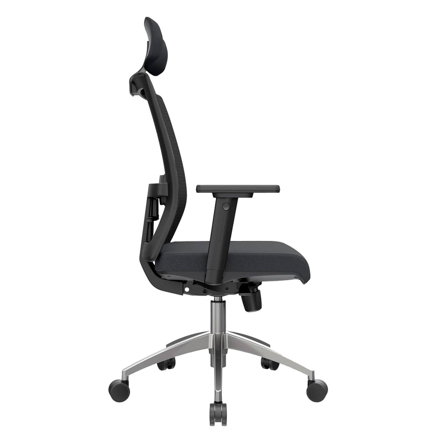 SILLA ERGONÓMICA NOHA PRESIDENTE ALUMINIO NEGRO OFIDEAS - 3