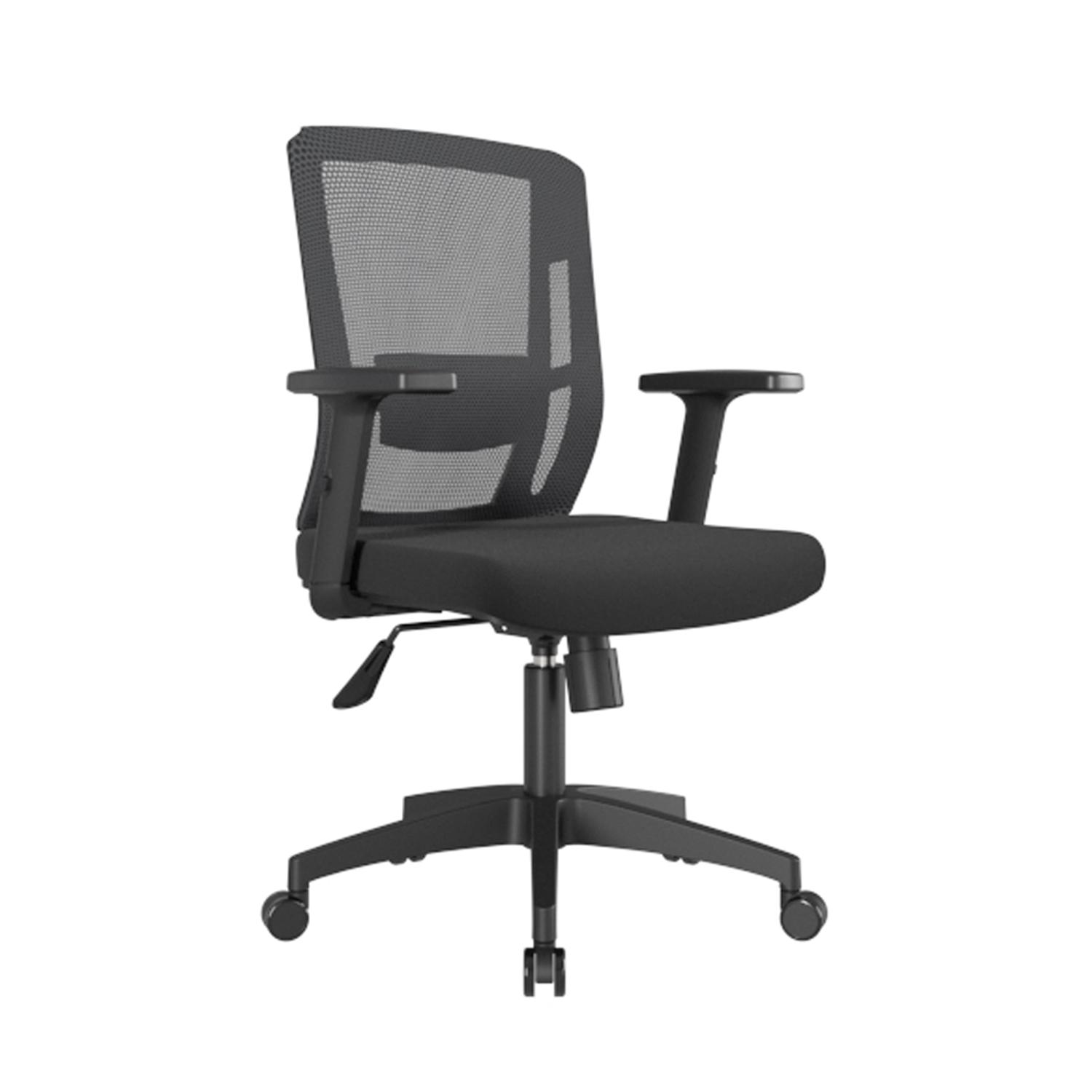SILLA ERGONÓMICA DELPHI II GERENTE BASCULANTE 3D NYLON NEGRO OFIDEAS - 1