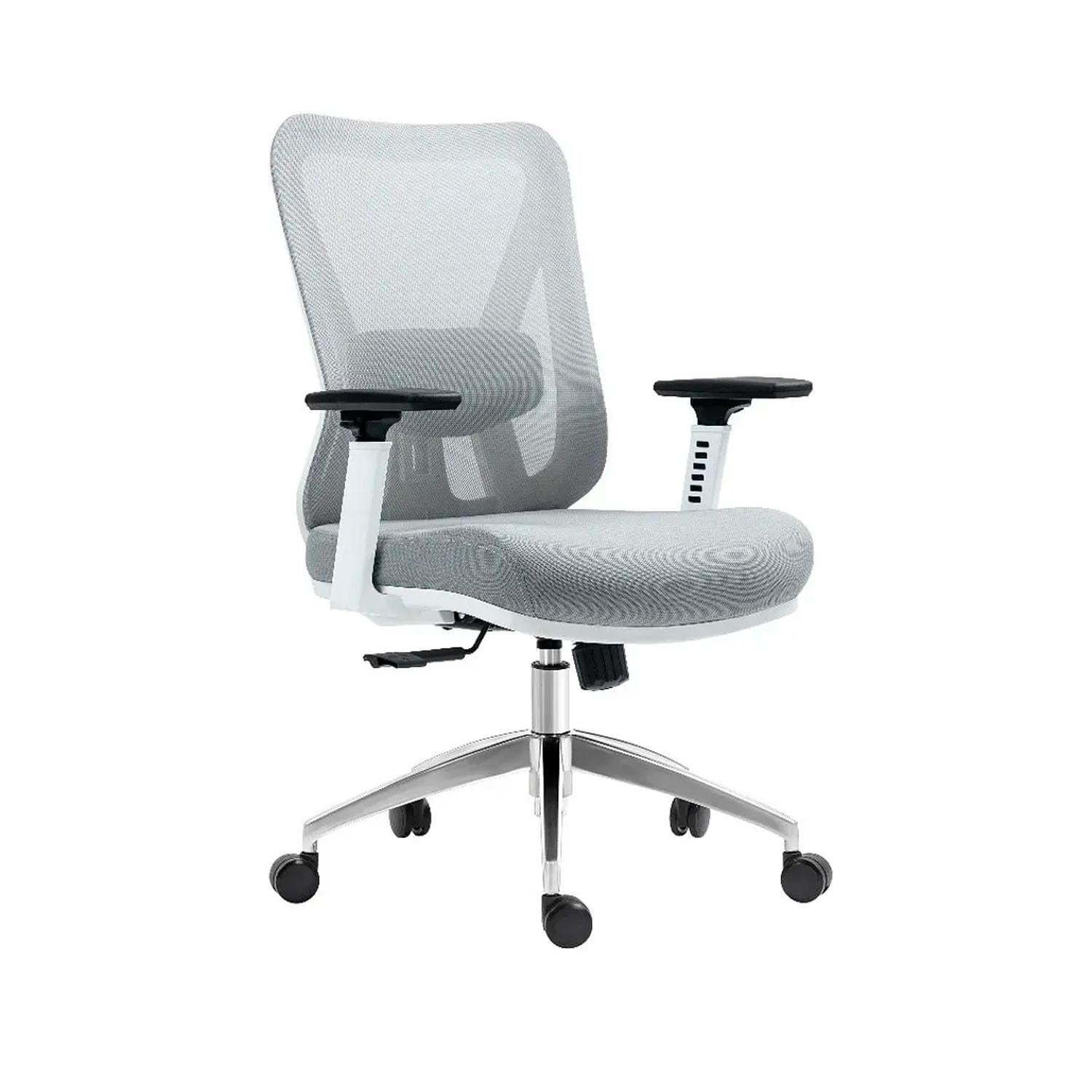 SILLA ERGONÓMICA SMART PREMIUM GERENTE BLANCO/GRIS OFIDEAS - 1