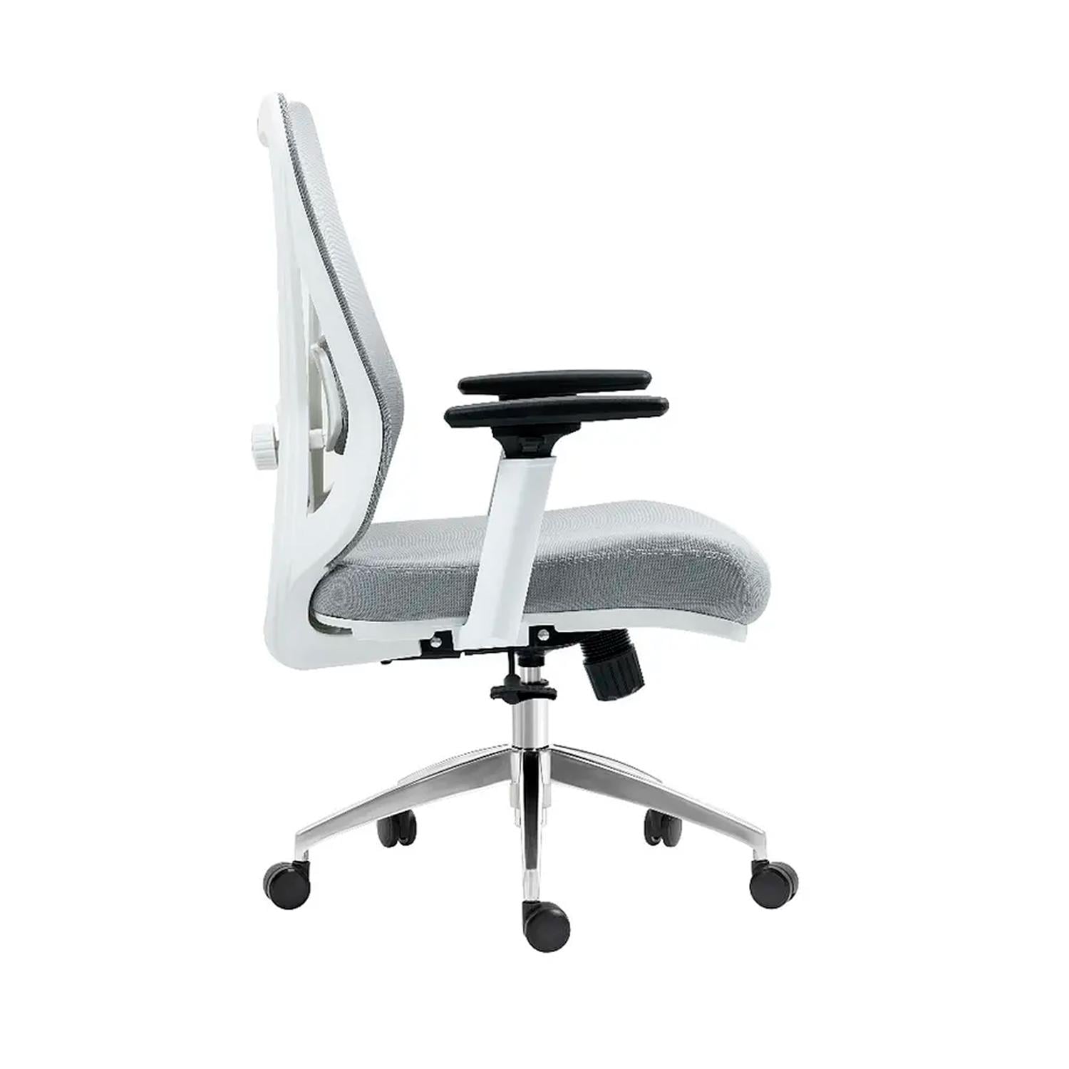 SILLA ERGONÓMICA SMART PREMIUM GERENTE BLANCO/GRIS OFIDEAS - 3