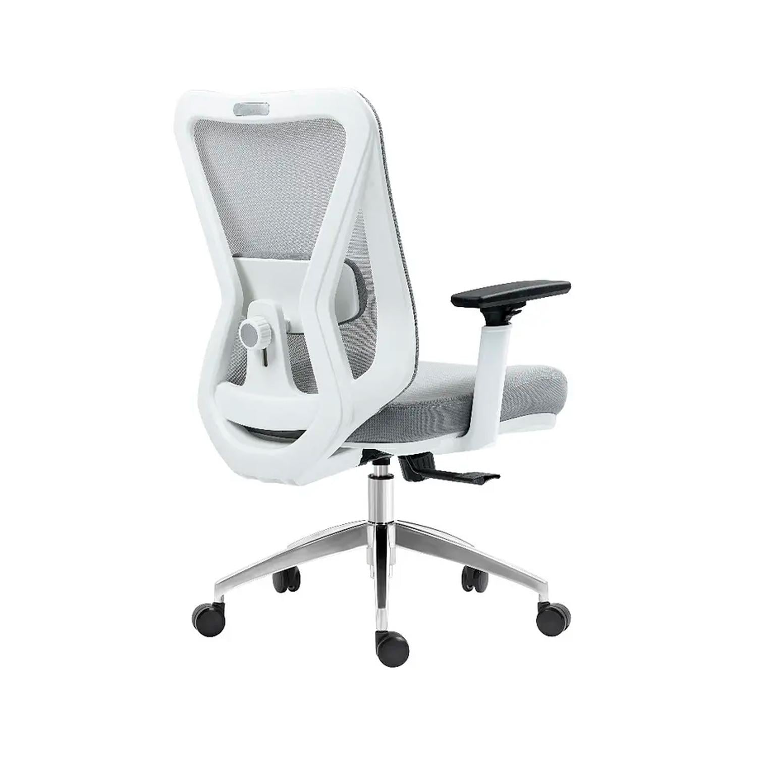 SILLA ERGONÓMICA SMART PREMIUM GERENTE BLANCO/GRIS OFIDEAS - 4