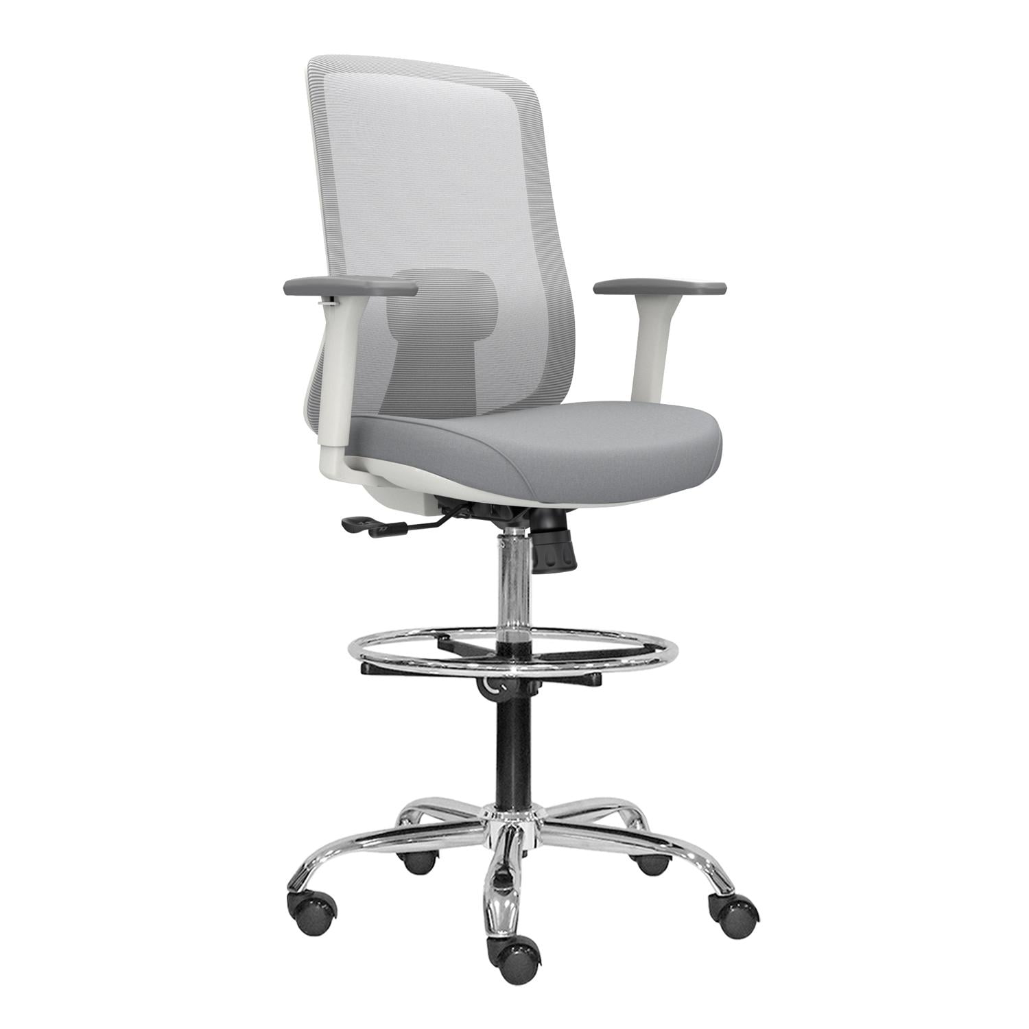 SILLA MILANO CAJERO ERGONÓMICA BC AC GRIS OFIDEAS - 1