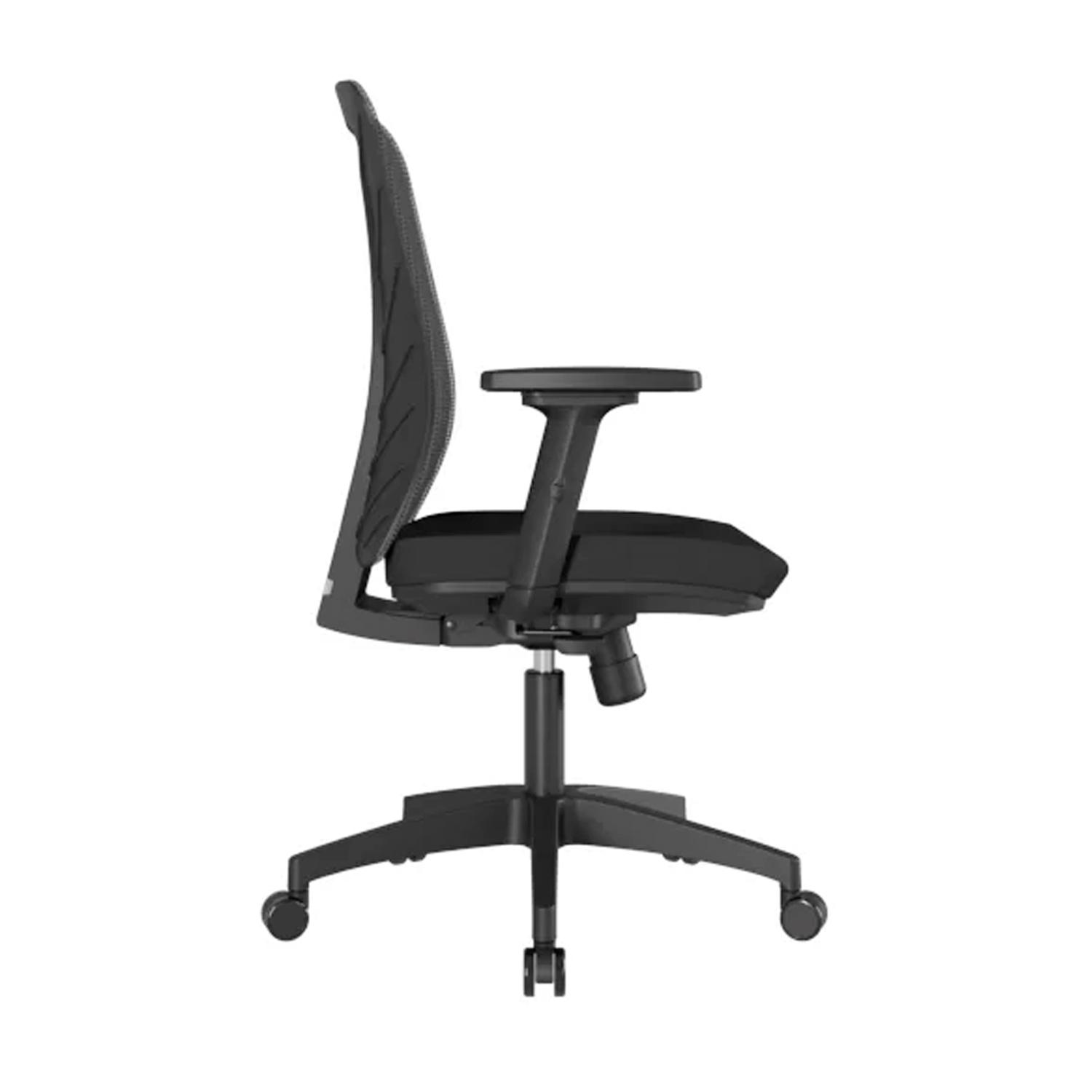 SILLA ERGONÓMICA VERSALLES GERENTE BRAZOS 1D NYLON NEGRO OFIDEAS - 3