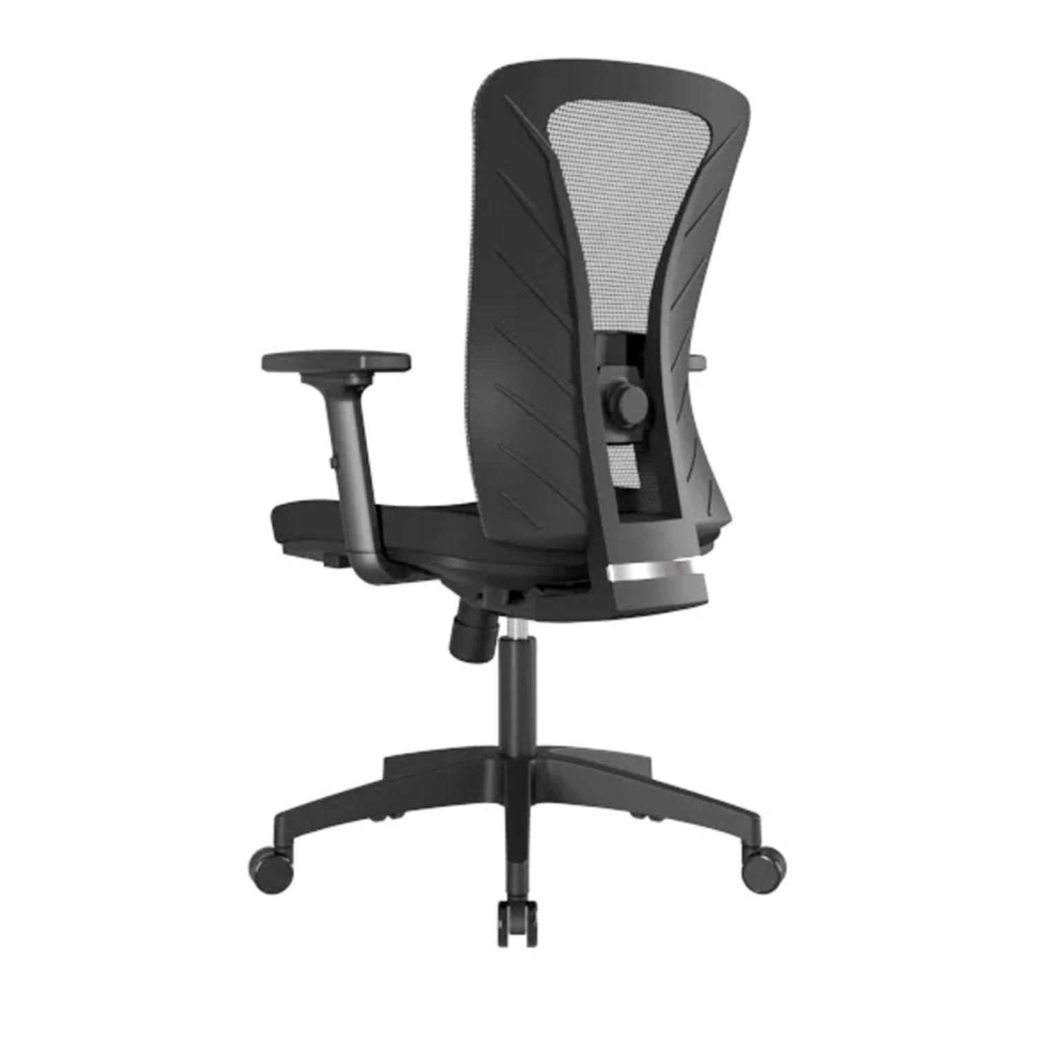 SILLA ERGONÓMICA VERSALLES GERENTE BRAZOS 1D NYLON NEGRO OFIDEAS - 5
