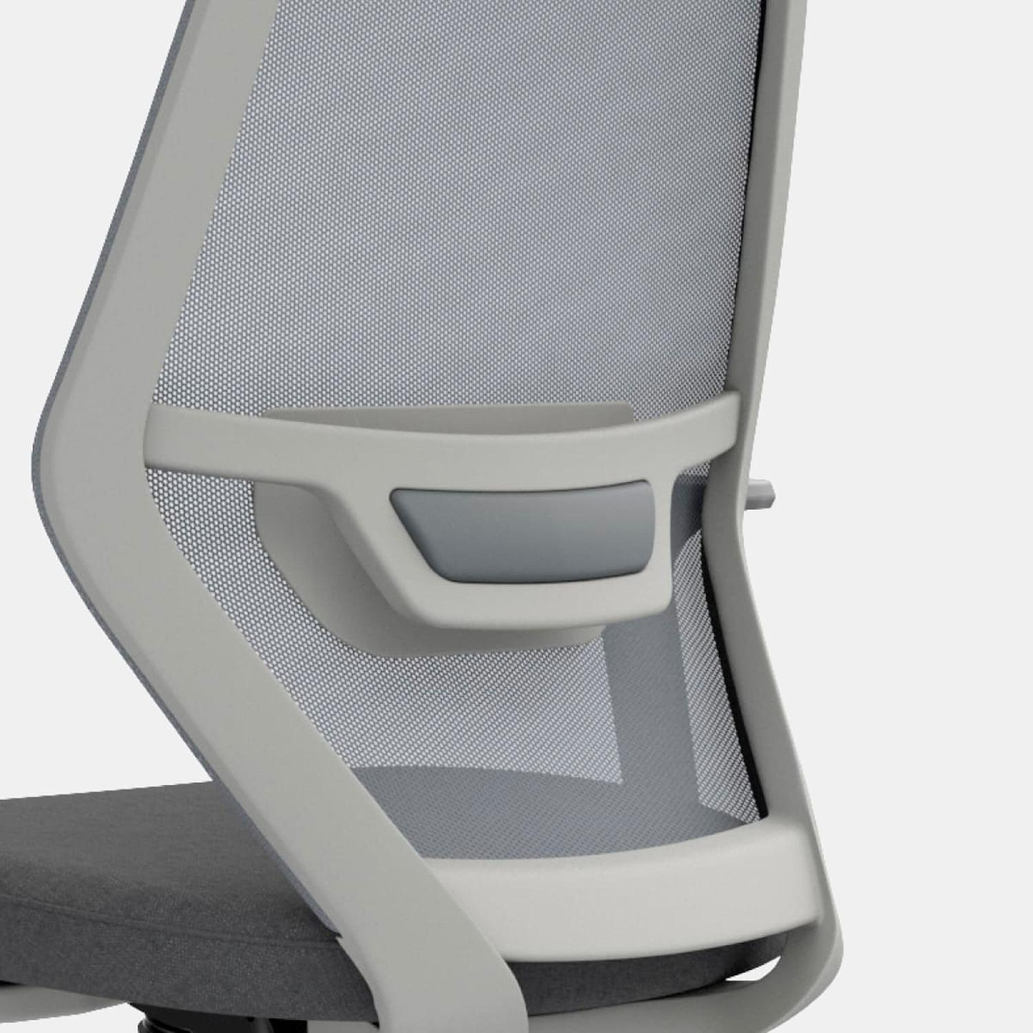 SILLA ERGONÓMICA ICON GERENTE ALUMINIO GRIS OFIDEAS - 3