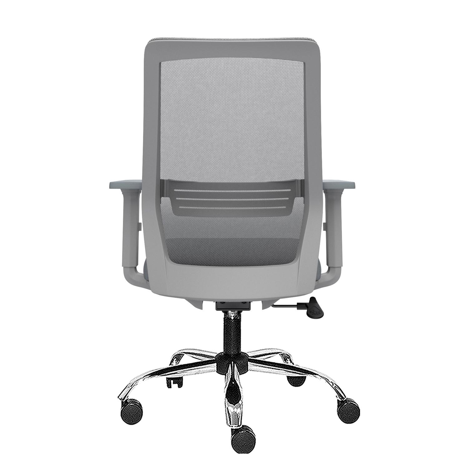 SILLA ERGONÓMICA MUSK GERENTE CROMADA GRIS OFIDEAS - 3