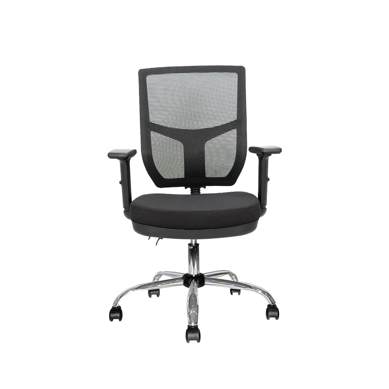 SILLA RECLINABLE FONE AR NEGRO CROMO OFIDEAS - 2