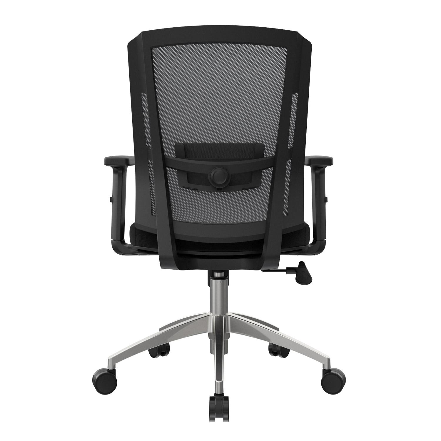 SILLA ERGONÓMICA DELPHI II GERENTE BASCULANTE 3D ALUMINIO NEGRO OFIDEAS - 4