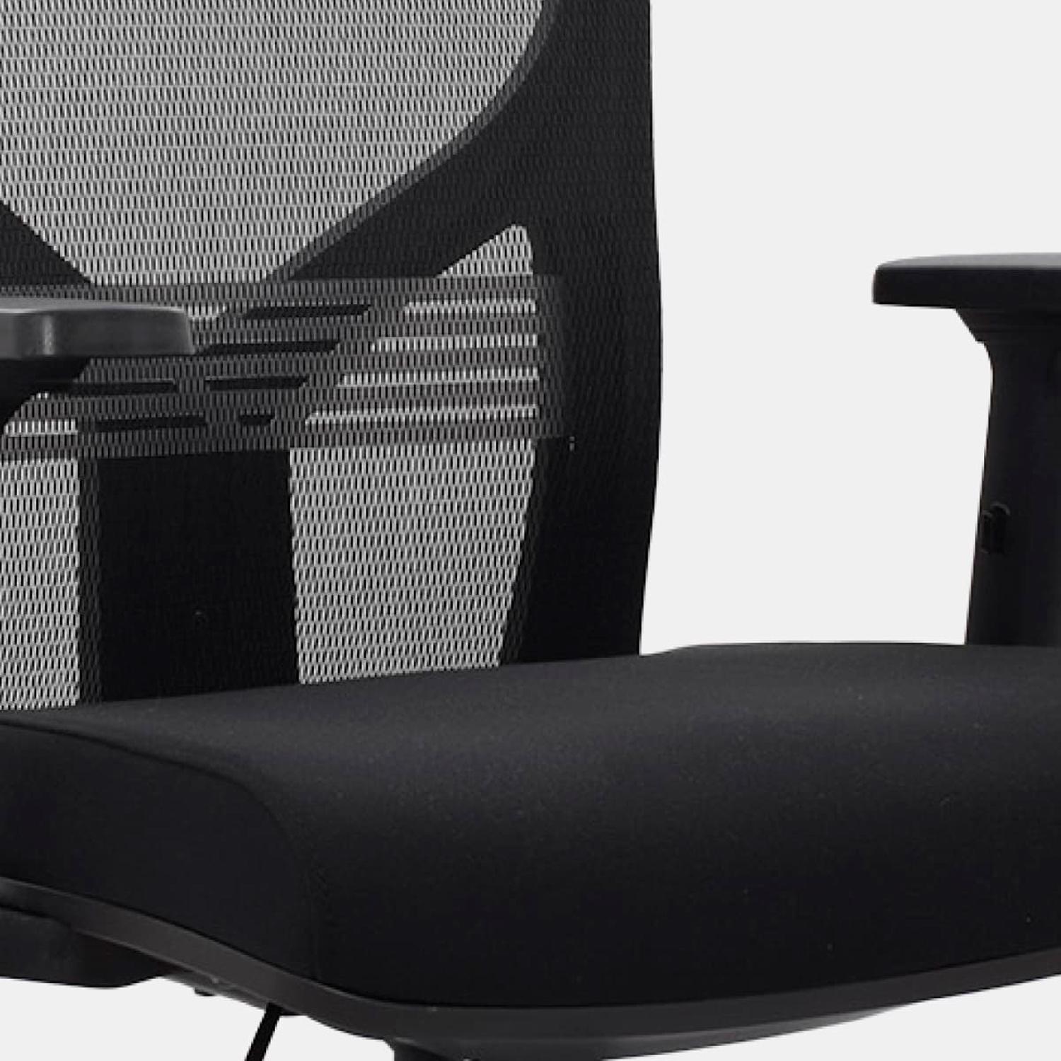 SILLA ERGONÓMICA TOM GERENTE CROMADA NEGRO 1D OFIDEAS - 3