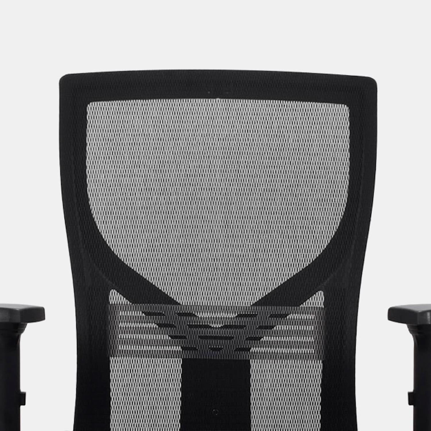 SILLA ERGONÓMICA TOM GERENTE CROMADA NEGRO 1D OFIDEAS - 5