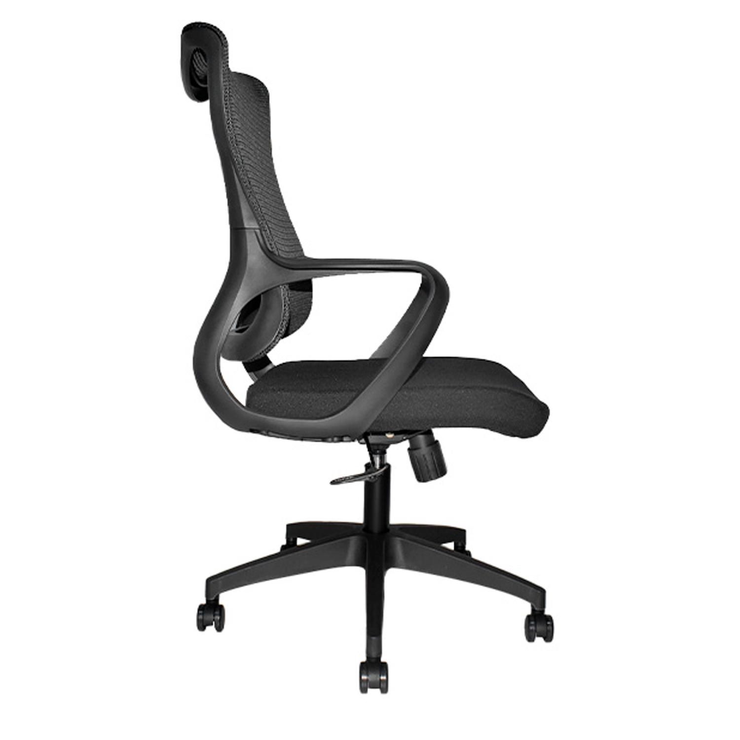 SILLA ERGONÓMICA RIGS GERENTE TELA NEGRO OFIDEAS - 3