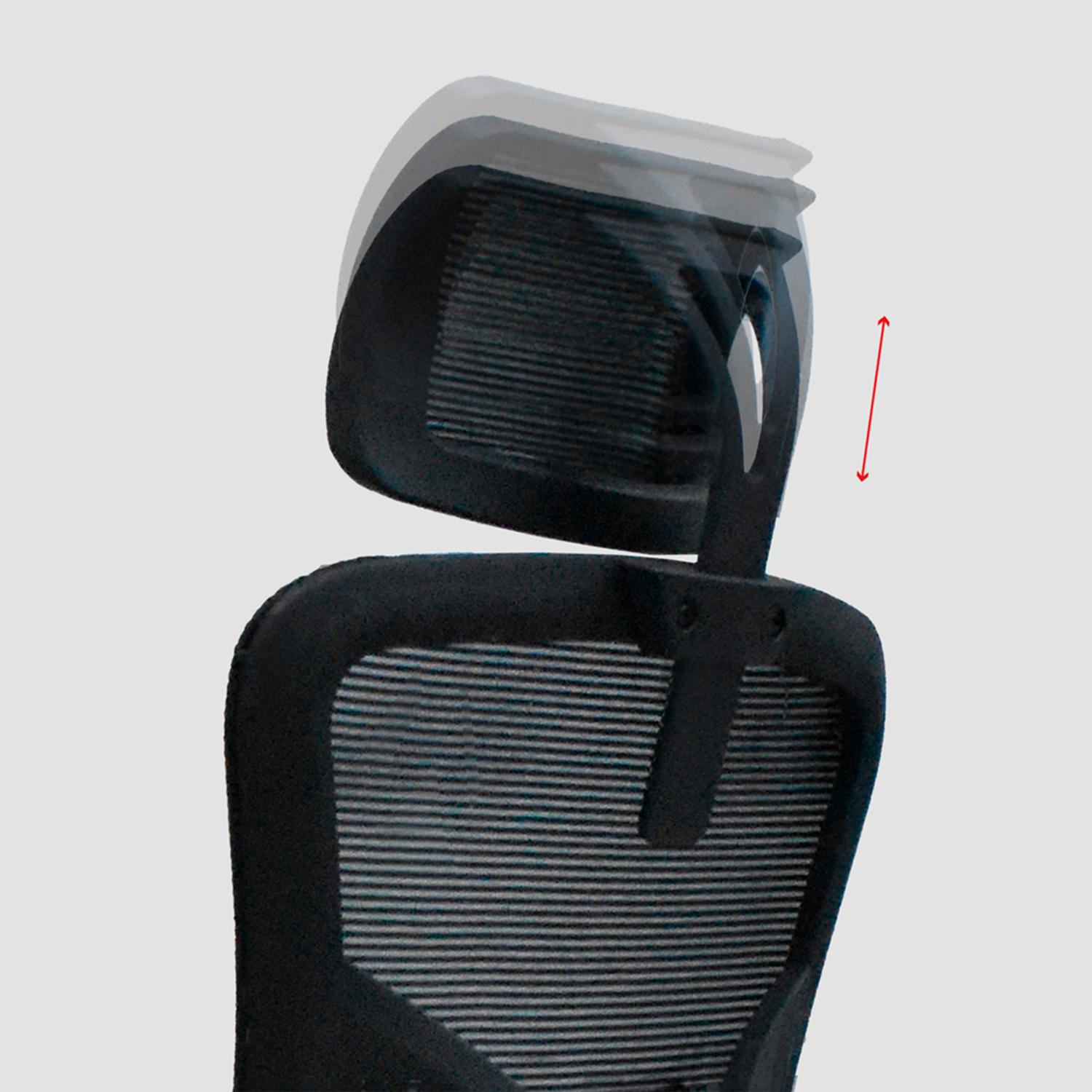 SILLA ERGONÓMICA FONE ULTRA PRESIDENTE CROMADO NEGRO TE OFIDEAS - 8