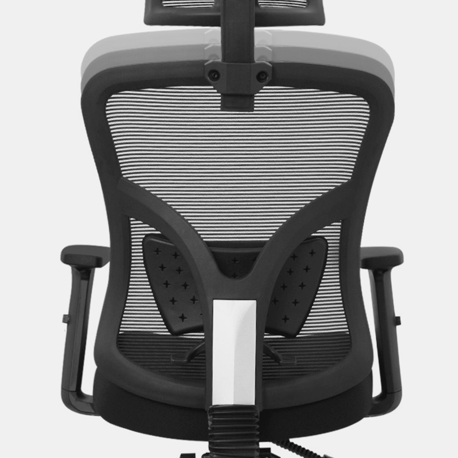 SILLA ERGONÓMICA FONE ULTRA PRESIDENTE CROMADO NEGRO TE OFIDEAS - 9