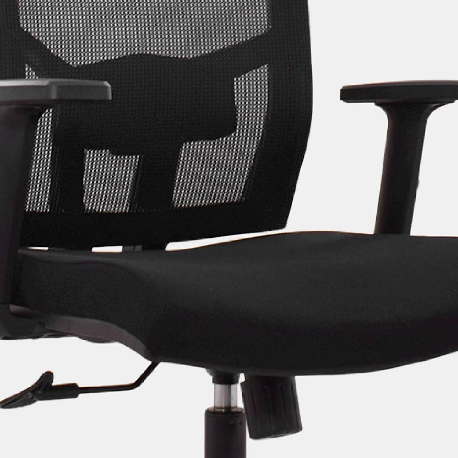 SILLA DELPHI I CAJERO ERGONÓMICA BN AC NEGRO OFIDEAS - 2
