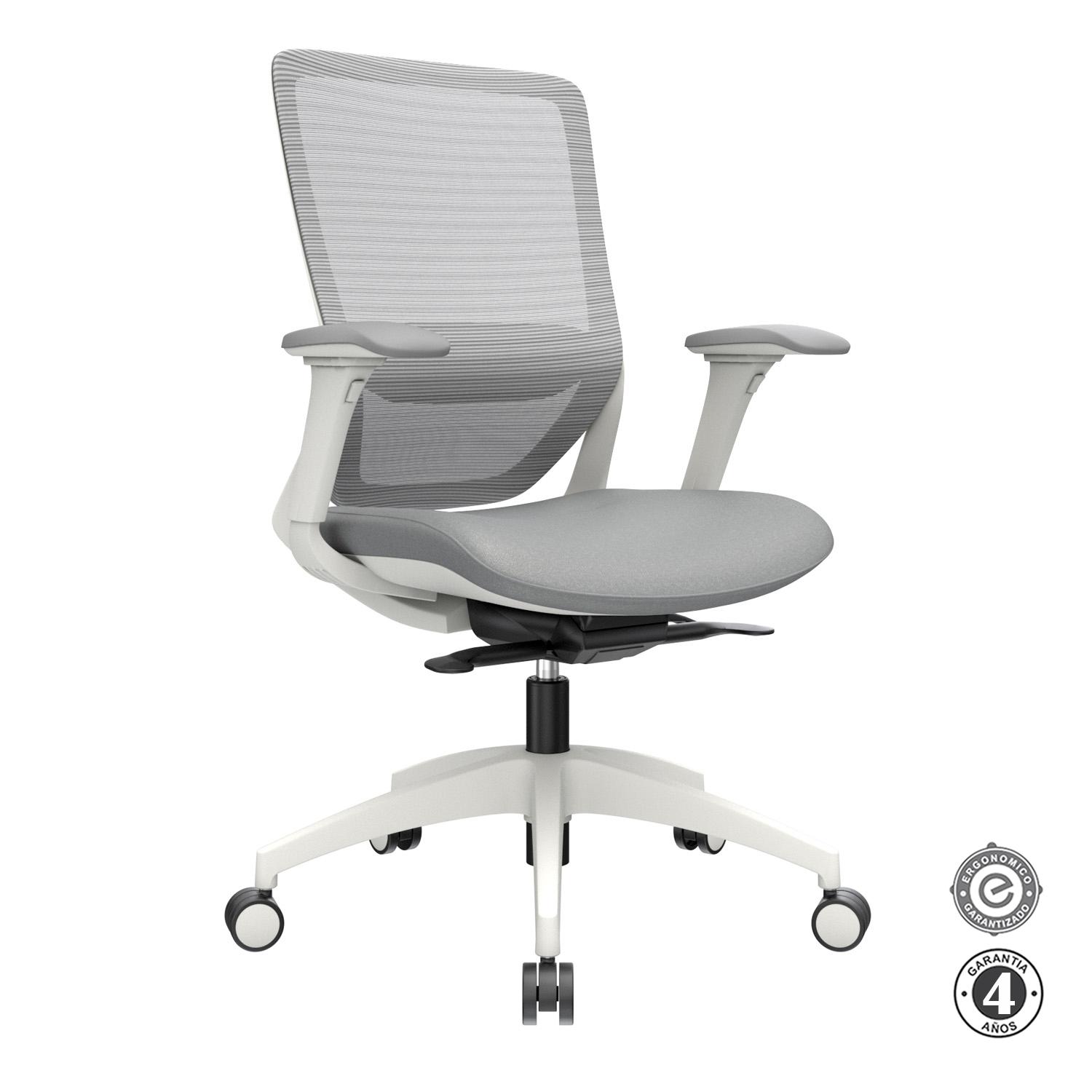 SILLA ERGONÓMICA LOOP GERENTE 4D NYLON GRIS OFIDEAS - 3