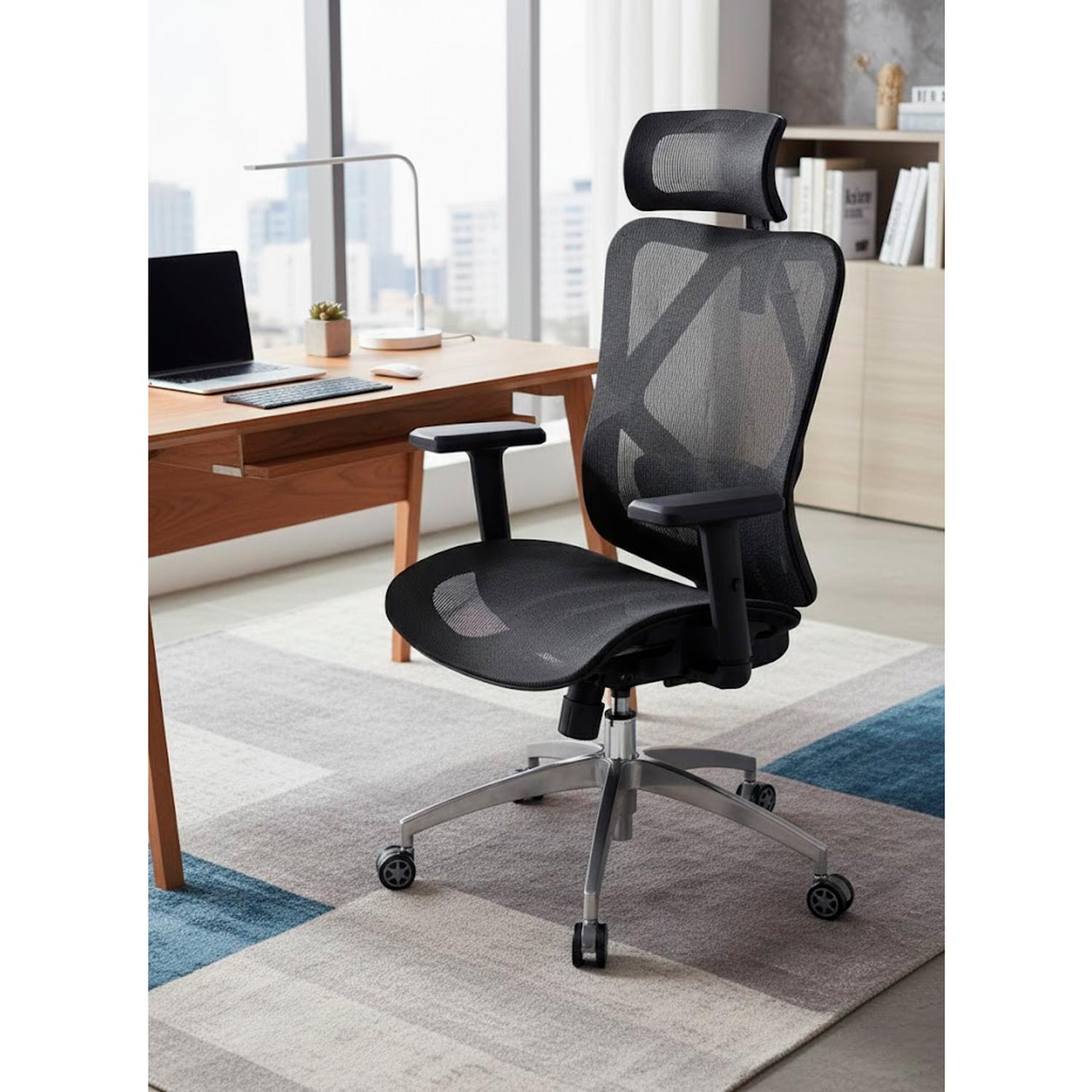 SILLA RECLINABLE PALMA MALLA NEGRO OFIDEAS - 5