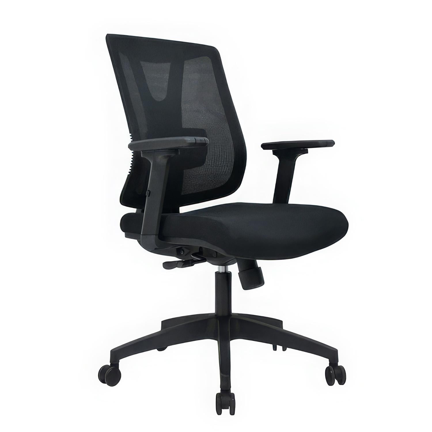 SILLA ERGONÓMICA NAVY GERENTE SYNCRO BRAZOS 3D NYLON NEGRO OFIDEAS - 1