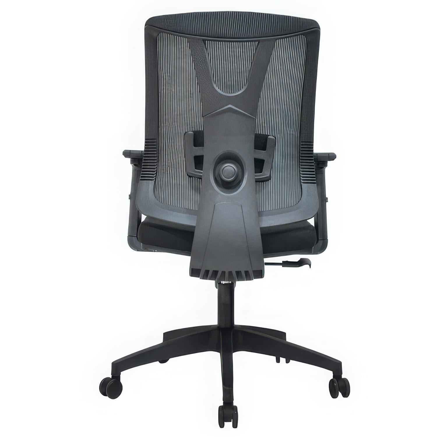 SILLA ERGONÓMICA NAVY GERENTE SYNCRO BRAZOS 3D NYLON NEGRO OFIDEAS - 4