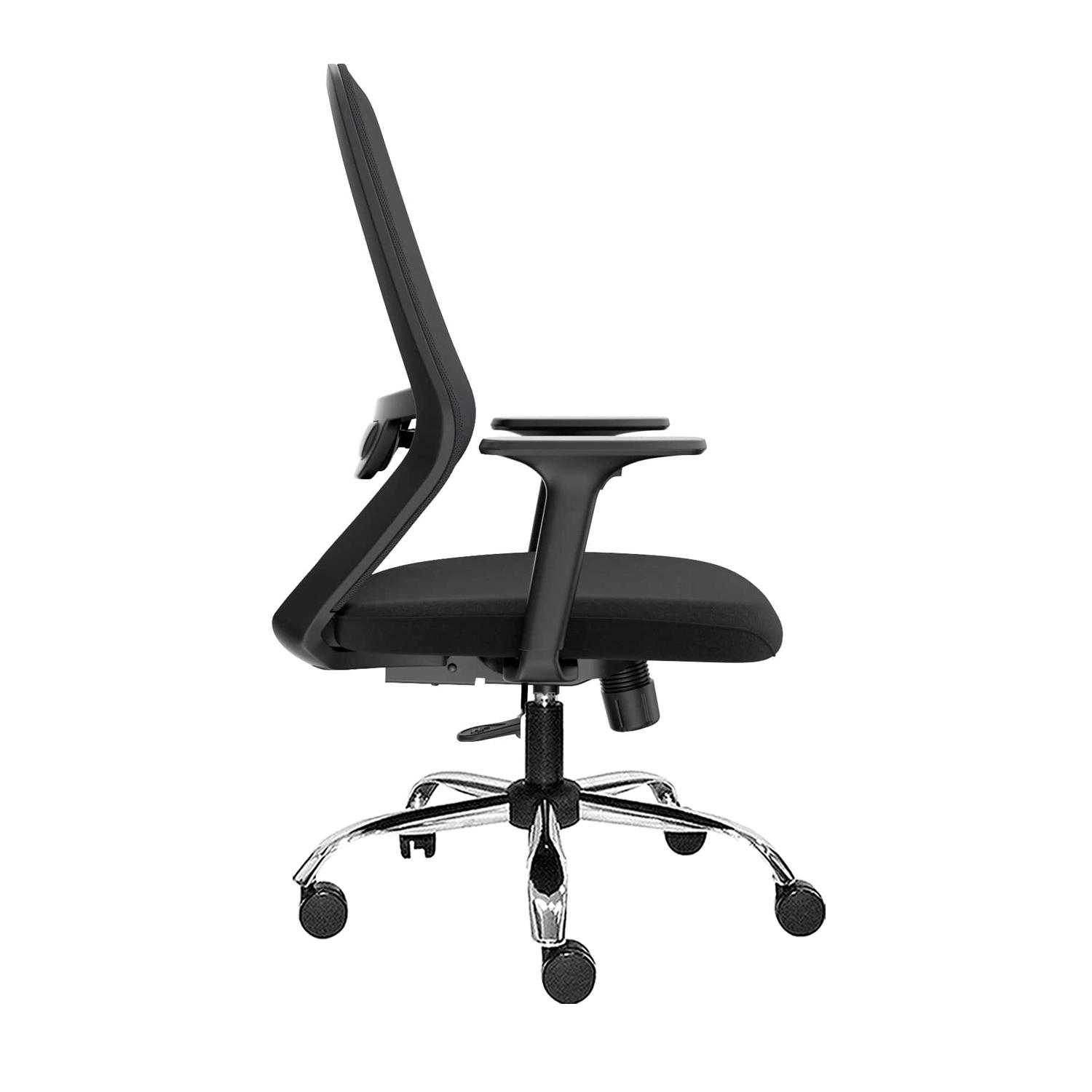 SILLA ERGONÓMICA ICON GERENTE CROMADO NEGRO OFIDEAS - 2