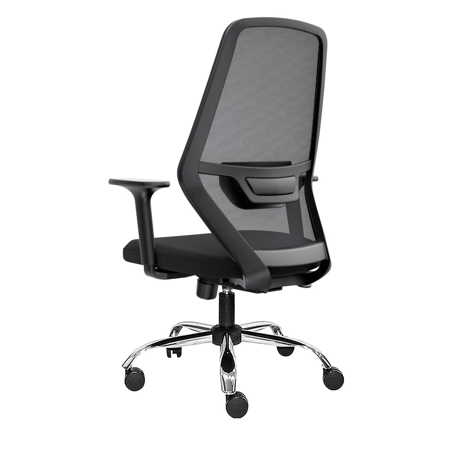 SILLA ERGONÓMICA ICON GERENTE CROMADO NEGRO OFIDEAS - 3