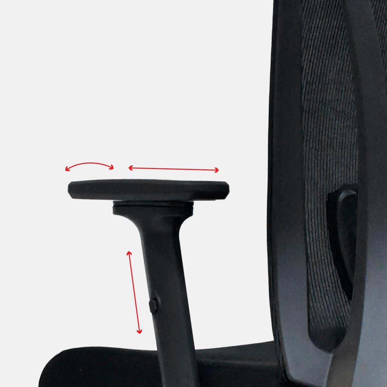 SILLA ERGONÓMICA SPIKE GERENTE BASCULANTE 1D CROMADO OFIDEAS - 4
