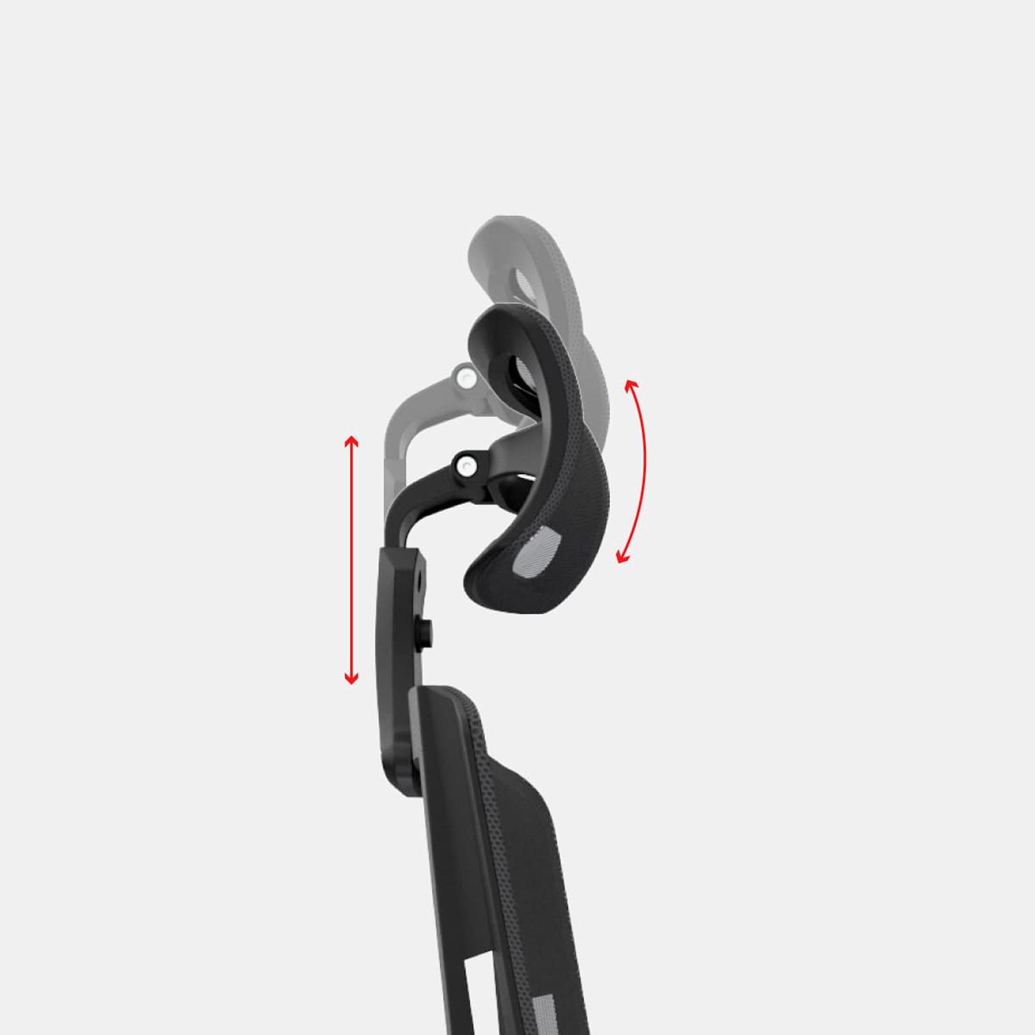 SILLA ERGONÓMICA DELPHI II PRESIDENTE BASCULANTE 1D ALUMINIO NEGRO OFIDEAS - 6