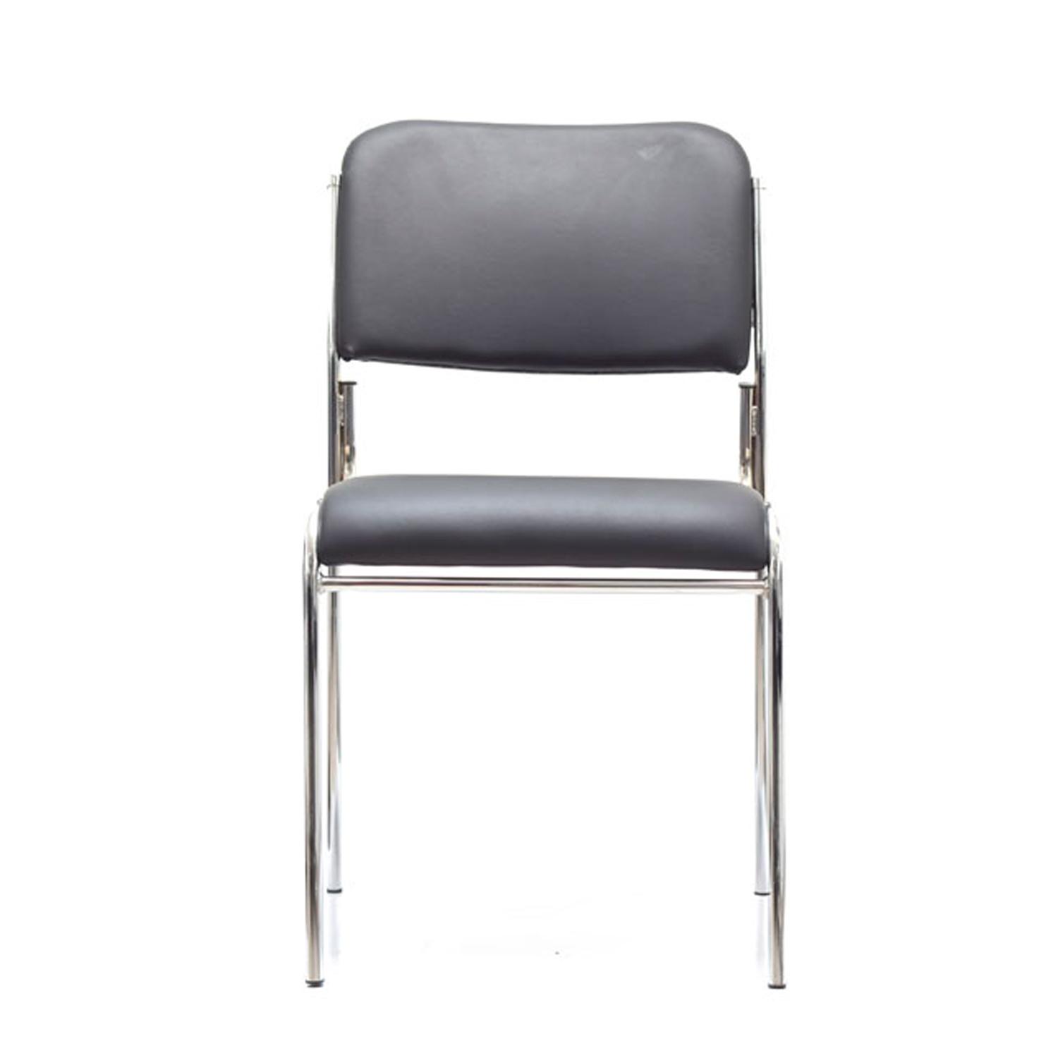 SILLA FIJA LOFT CUERO NEGRO OFIDEAS - 2