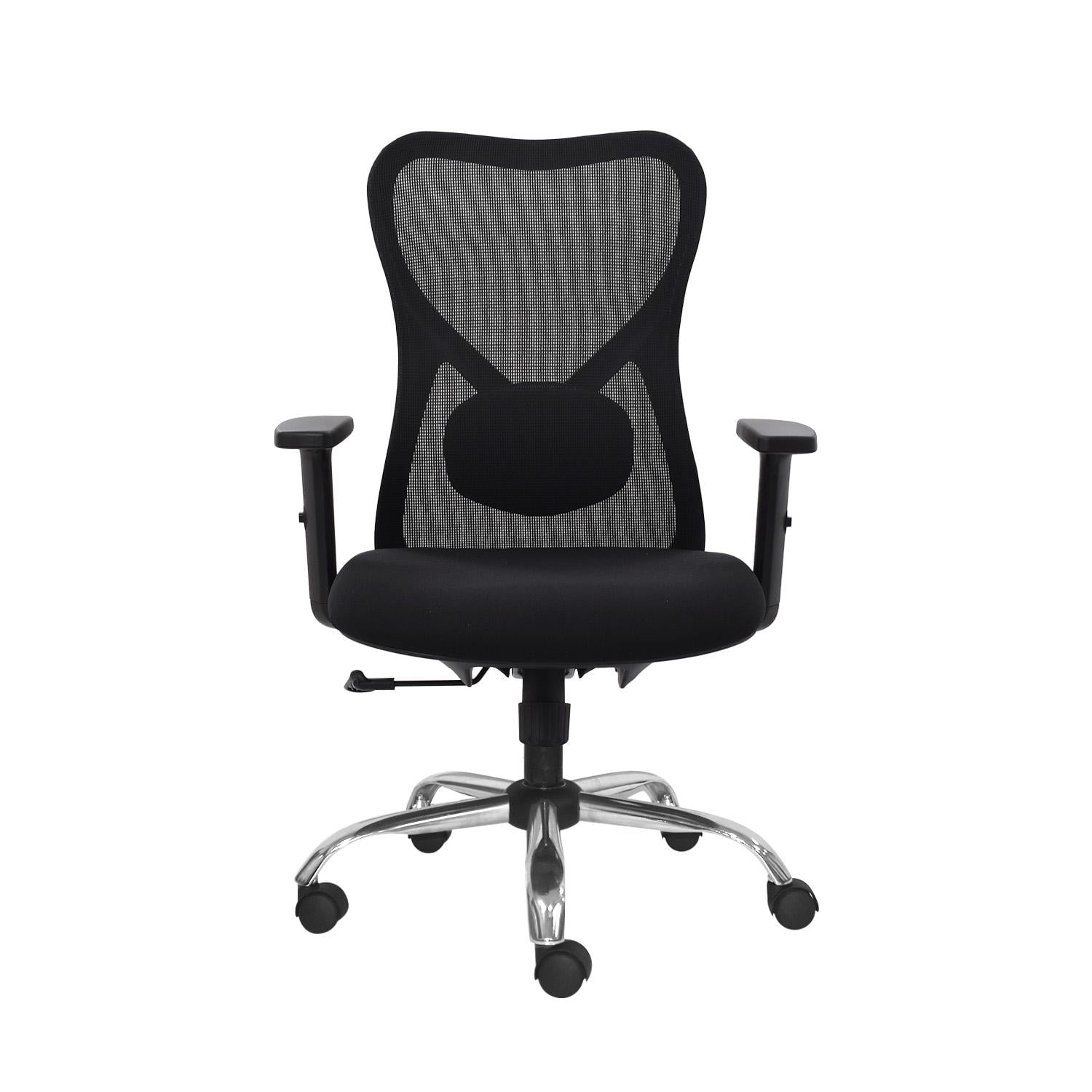 SILLA ERGONÓMICA BUG GERENTE CROMADO NEGRO OFIDEAS - 2
