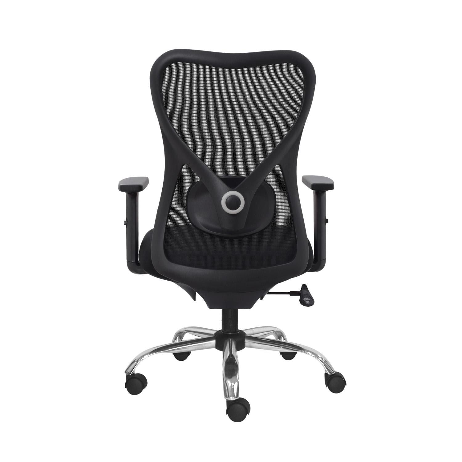 SILLA ERGONÓMICA BUG GERENTE CROMADO NEGRO OFIDEAS - 5