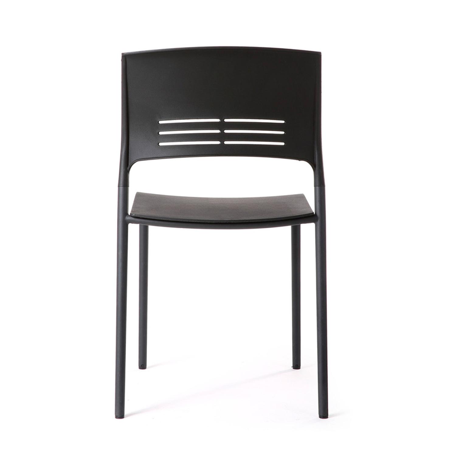 SILLA FIJA NICOLE PREMIUM NEGRO OFIDEAS - 2