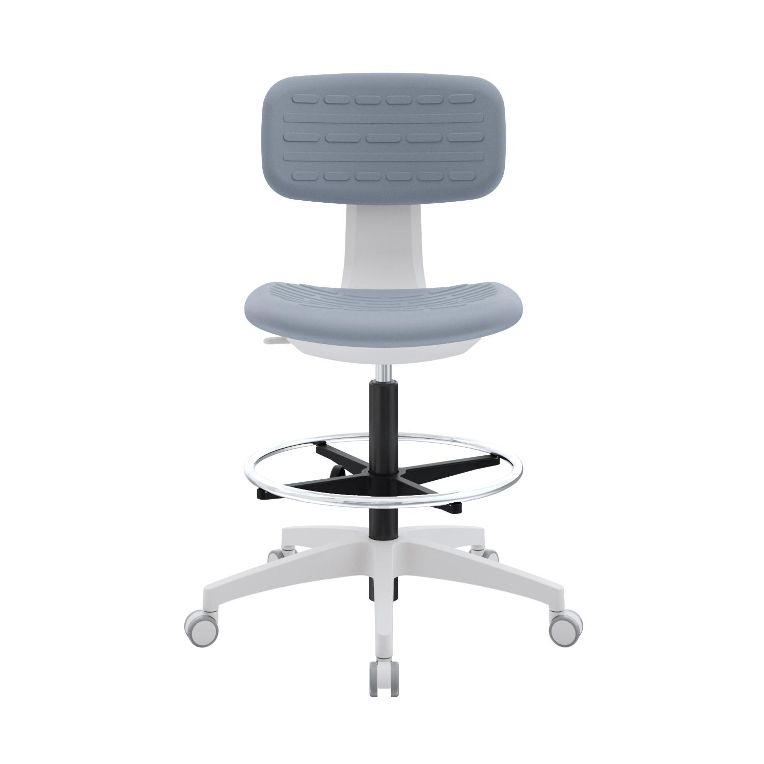 SILLA CAJERO KAN SIN BRAZOS BN AC GRIS OFIDEAS - 2