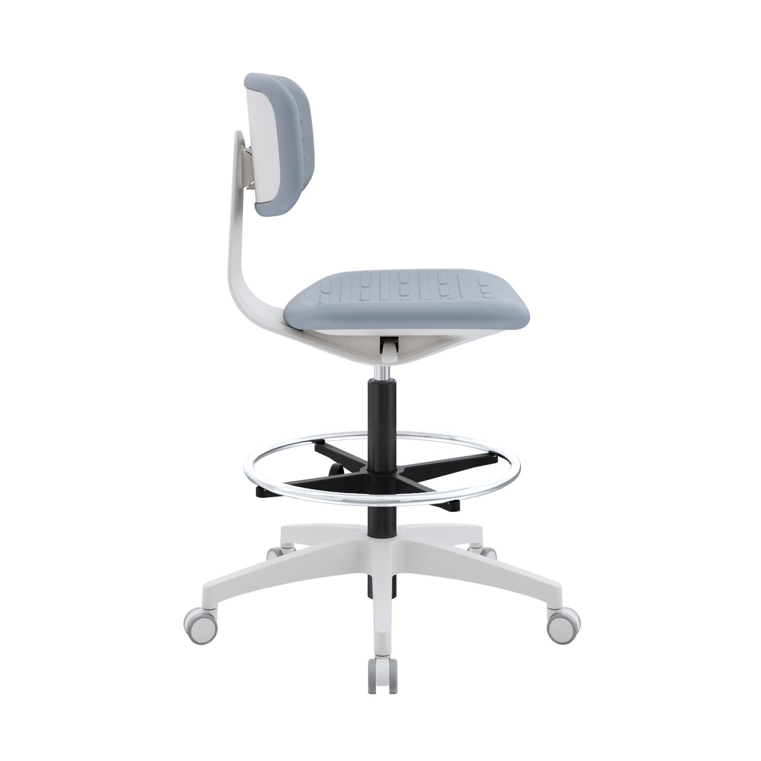 SILLA CAJERO KAN SIN BRAZOS BN AC GRIS OFIDEAS - 3