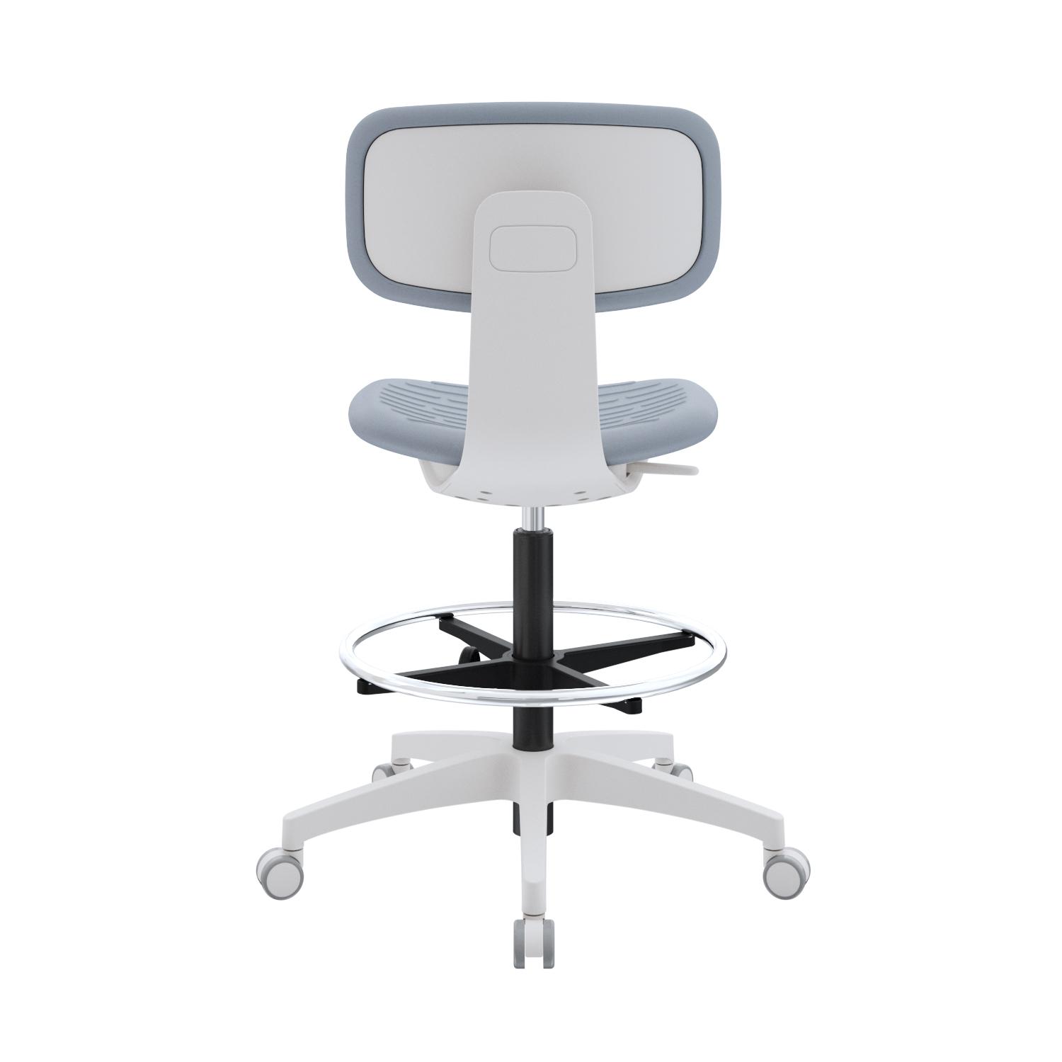 SILLA CAJERO KAN SIN BRAZOS BN AC GRIS OFIDEAS - 5
