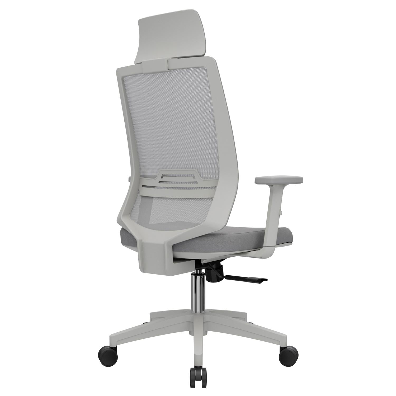 SILLA ERGONÓMICA AERON PRESIDENTE BRAZOS 1D NYLON GRIS EG OFIDEAS - 4