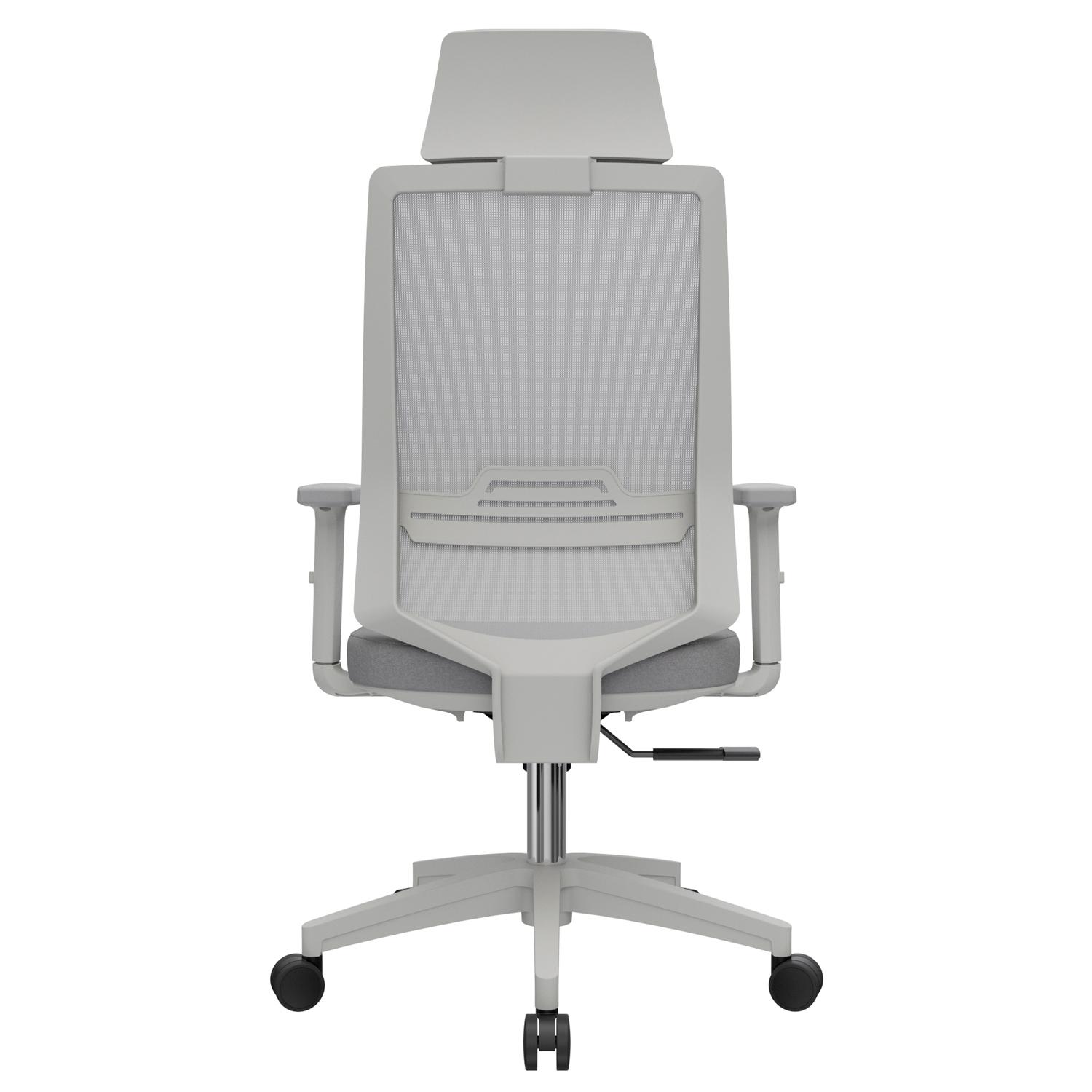 SILLA ERGONÓMICA AERON PRESIDENTE BRAZOS 1D NYLON GRIS EG OFIDEAS - 5