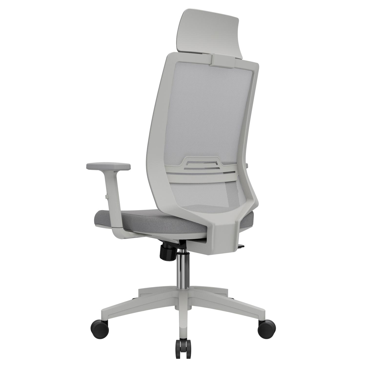 SILLA ERGONÓMICA AERON PRESIDENTE BRAZOS 1D NYLON GRIS EG OFIDEAS - 6