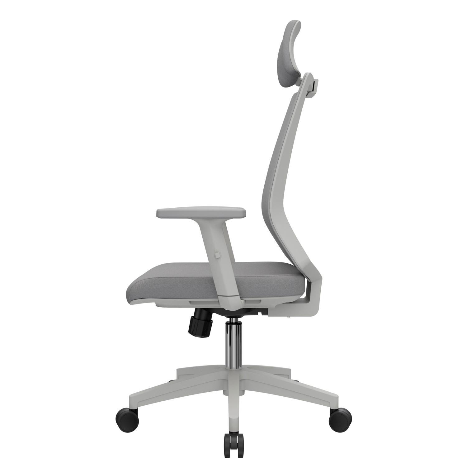 SILLA ERGONÓMICA AERON PRESIDENTE BRAZOS 1D NYLON GRIS EG OFIDEAS - 7