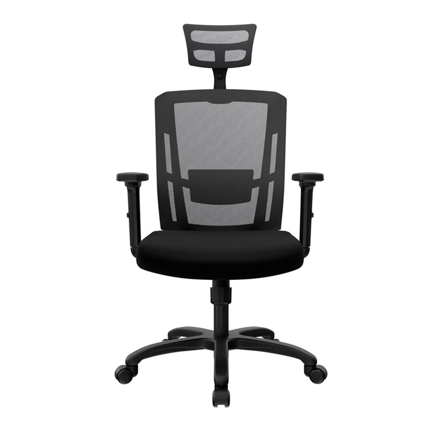 SILLA ERGONÓMICA DELPHI II PRESIDENTE SYNCRO BRAZOS 3D NYLON NEGRO OFIDEAS - 2
