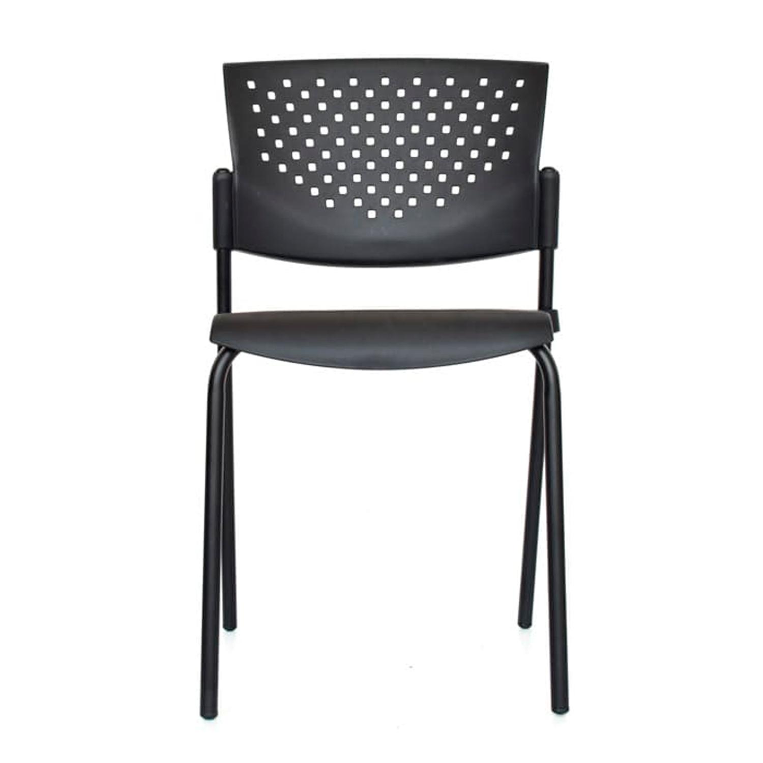 SILLA FIJA DE VISITA BUTTERFLY NEGRO ESTRUCTURA NEGRO OFIDEAS - 2