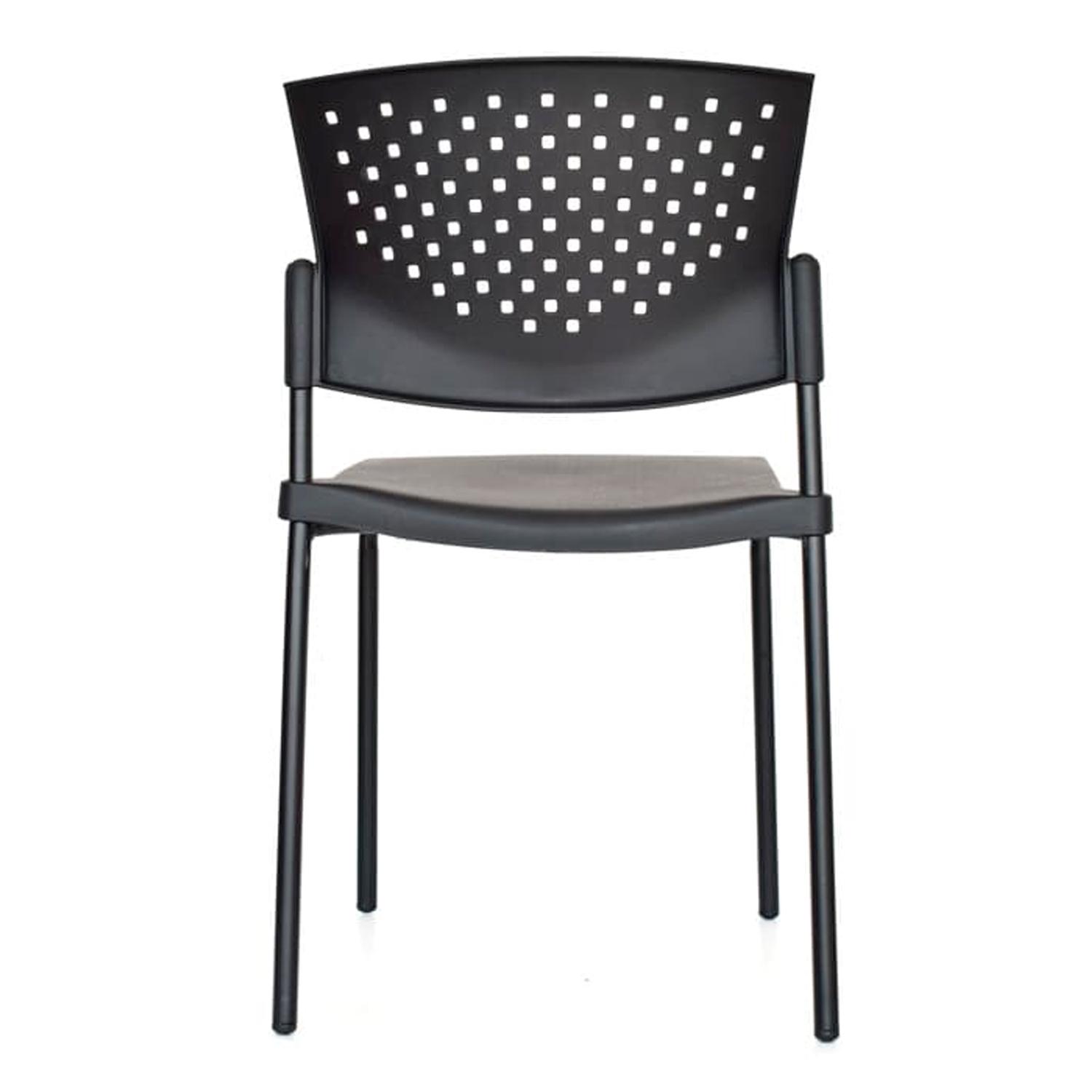 SILLA FIJA DE VISITA BUTTERFLY NEGRO ESTRUCTURA NEGRO OFIDEAS - 4
