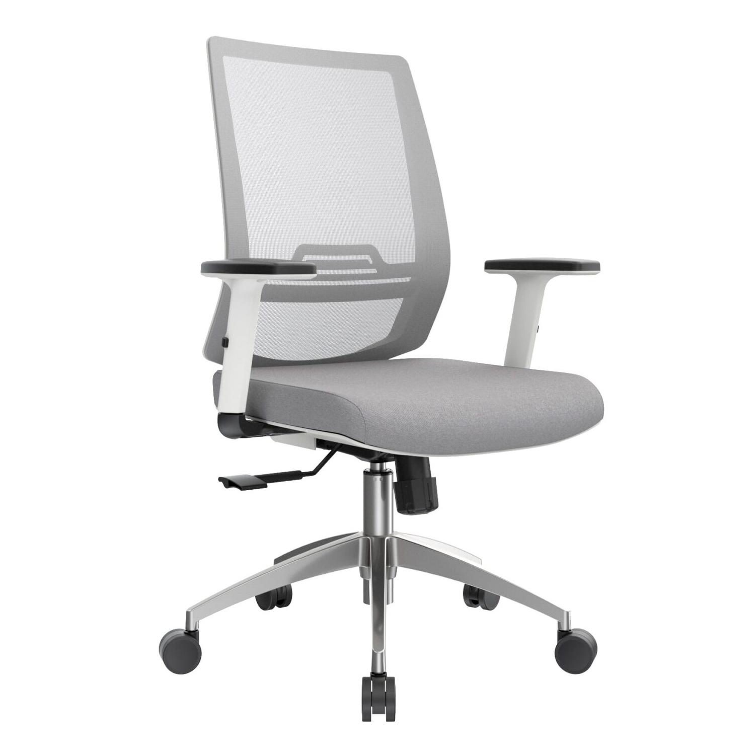 SILLA ERGONÓMICA AERON GERENTE BRAZOS 1D ALUMINIO GRIS EB OFIDEAS - 1