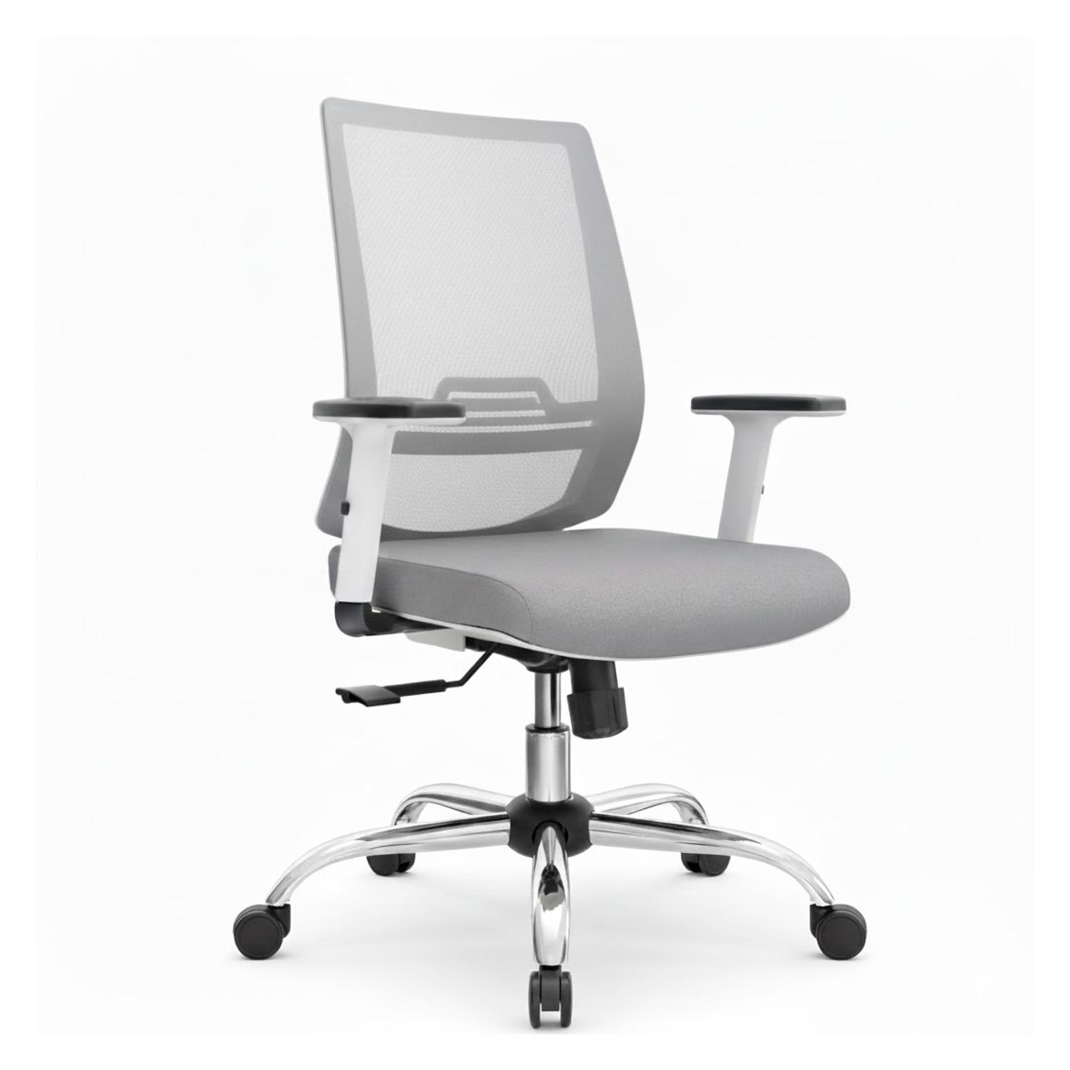 SILLA ERGONÓMICA AERON GERENTE BRAZOS 1D CROMADO GRIS EB OFIDEAS - 1