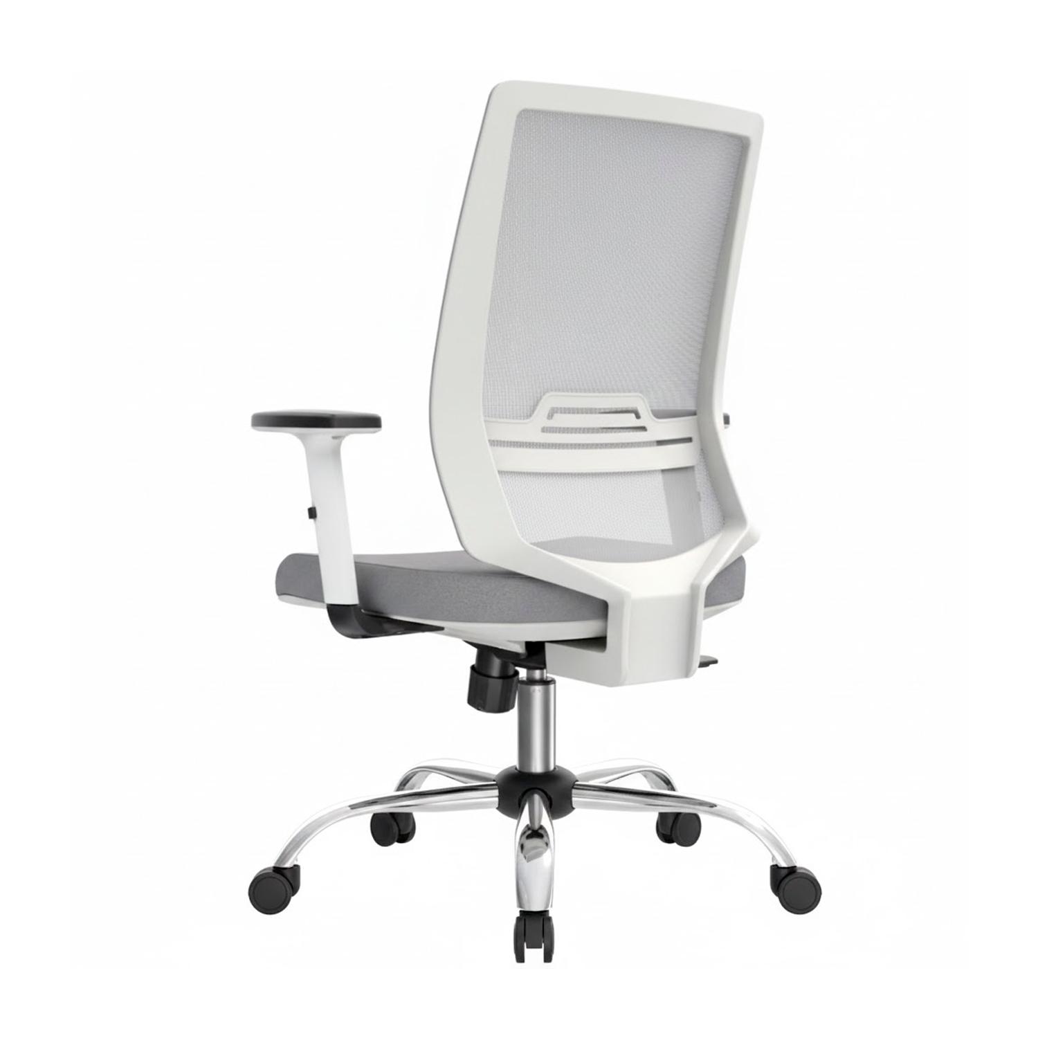 SILLA ERGONÓMICA AERON GERENTE BRAZOS 1D CROMADO GRIS EB OFIDEAS - 3