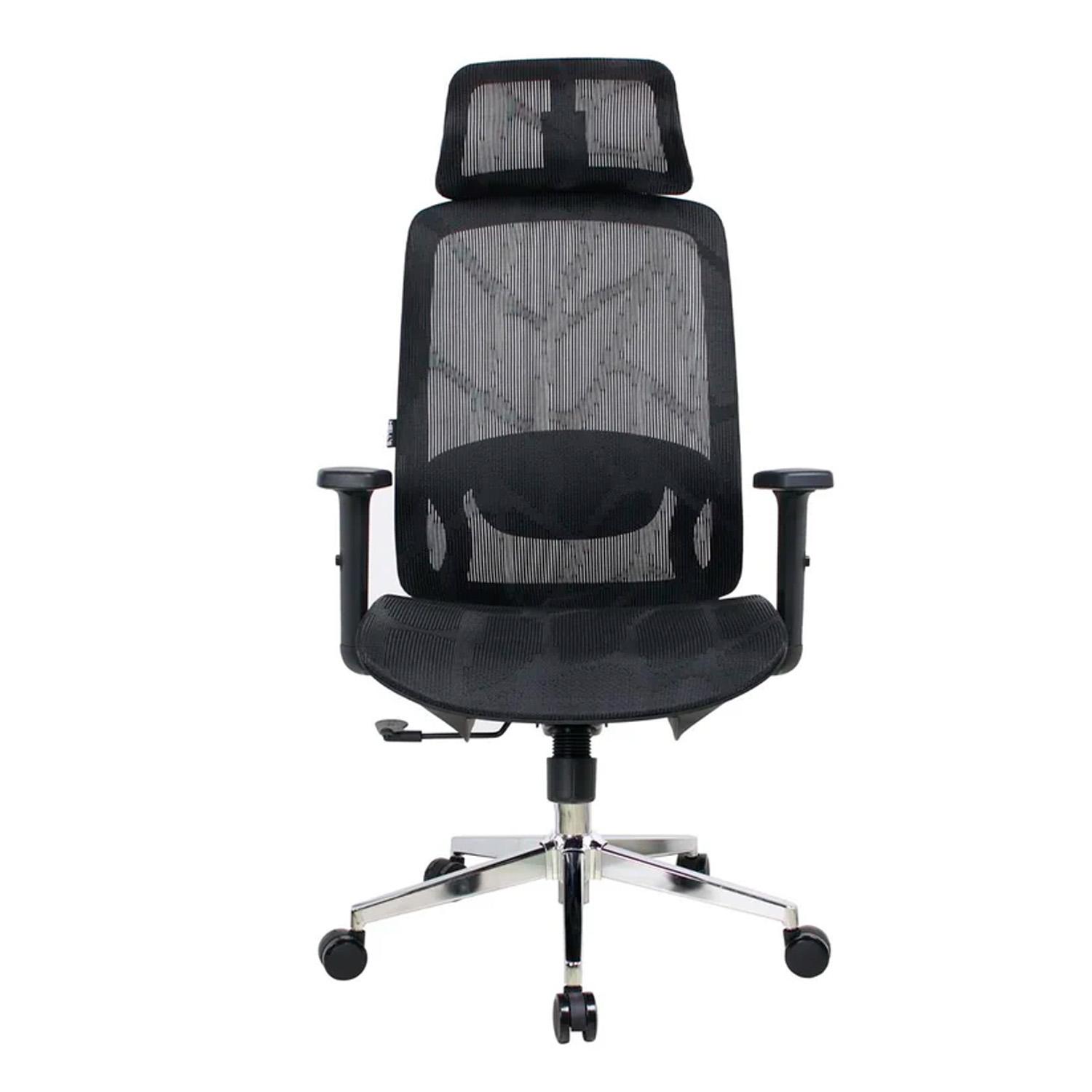 SILLA ERGONÓMICA DENVER PREMIUM MALLA NEGRO OFIDEAS - 2