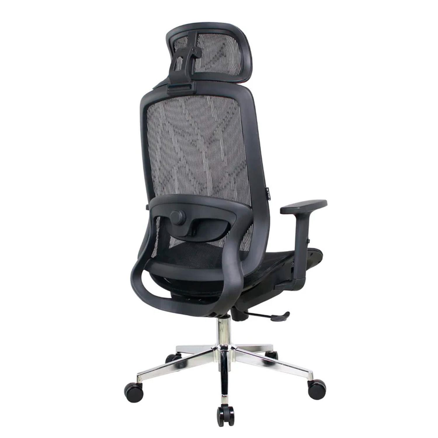 SILLA ERGONÓMICA DENVER PREMIUM MALLA NEGRO OFIDEAS - 5