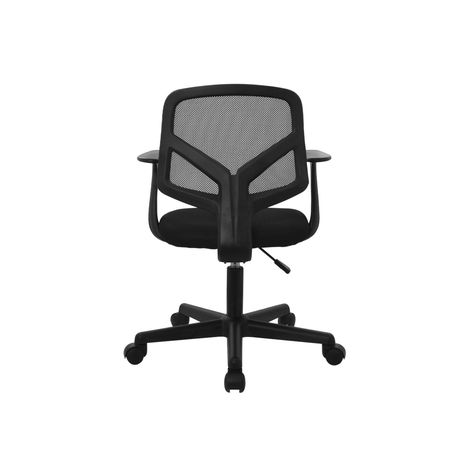 SILLA DE ESCRITORIO SOU CON BRAZOS NEGRO OFIDEAS - 5