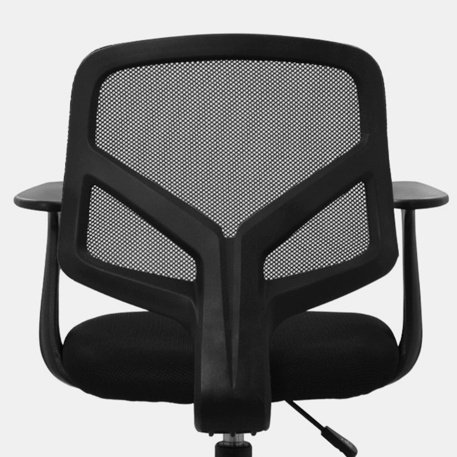 SILLA DE ESCRITORIO SOU CON BRAZOS NEGRO OFIDEAS - 6